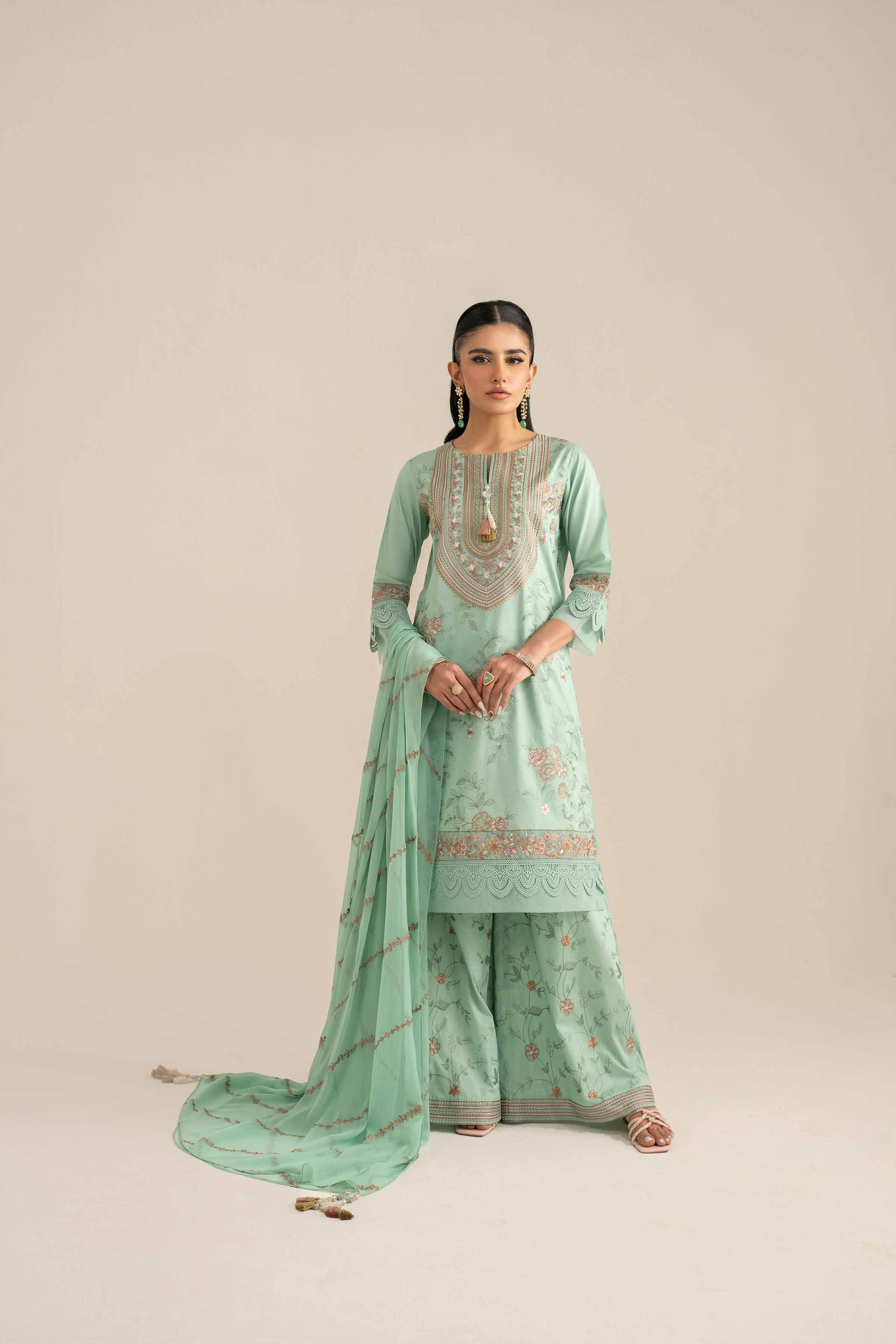 3 Piece - Embroidered Suit - 42519189 for Women - Unstitched Collection | Nishat | Shop Online