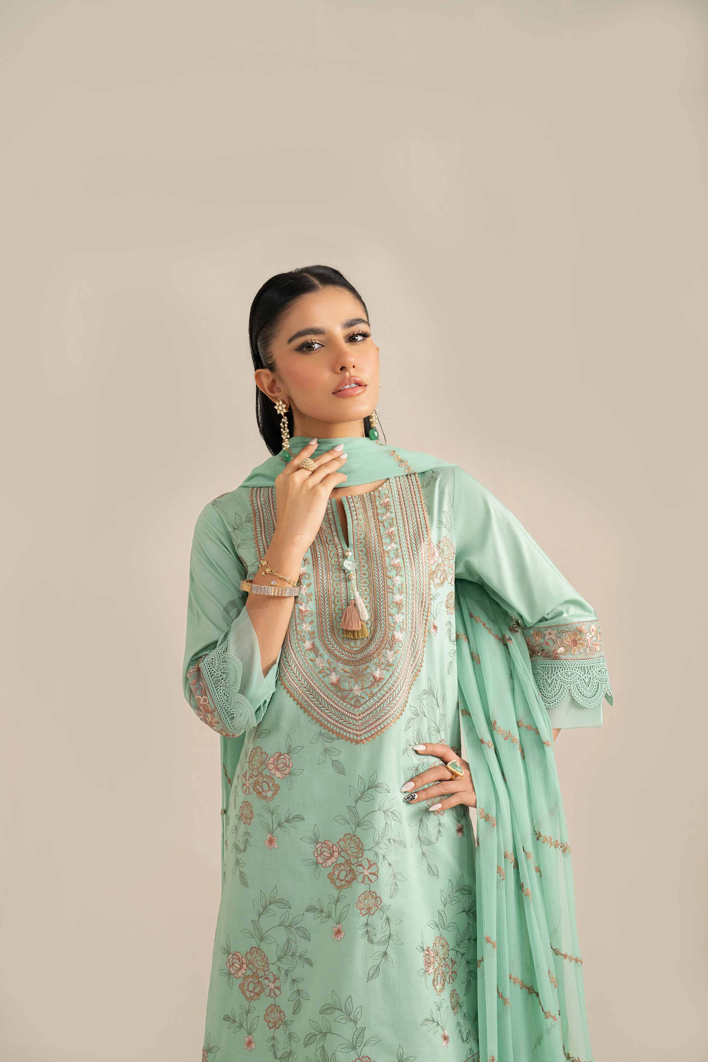 3 Piece - Embroidered Suit - 42519189 for Women - Unstitched Collection | Nishat | Shop Online