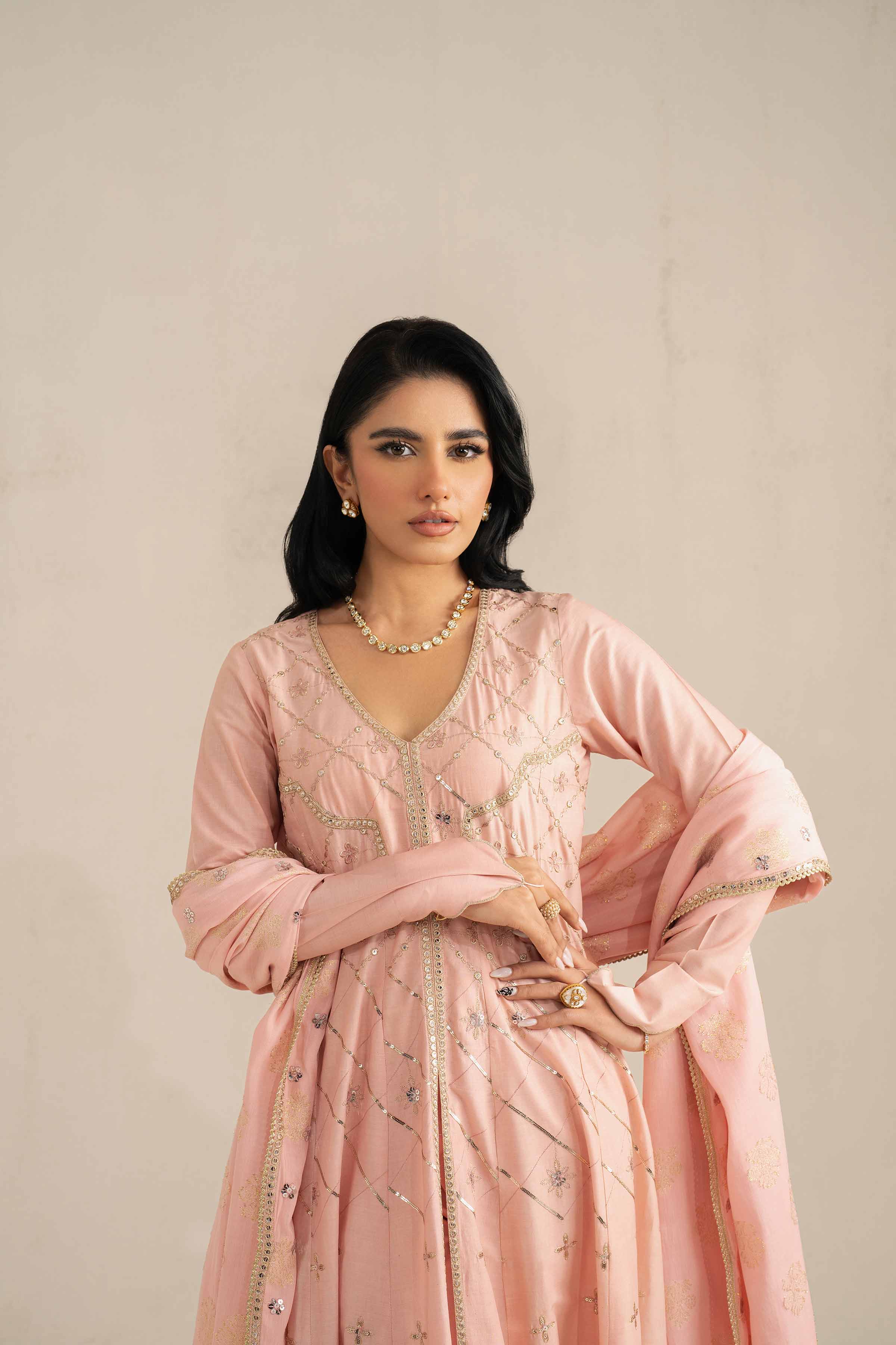 3 Piece - Embroidered Suit - 42519190 for Women - Unstitched Collection | Nishat | Shop Online