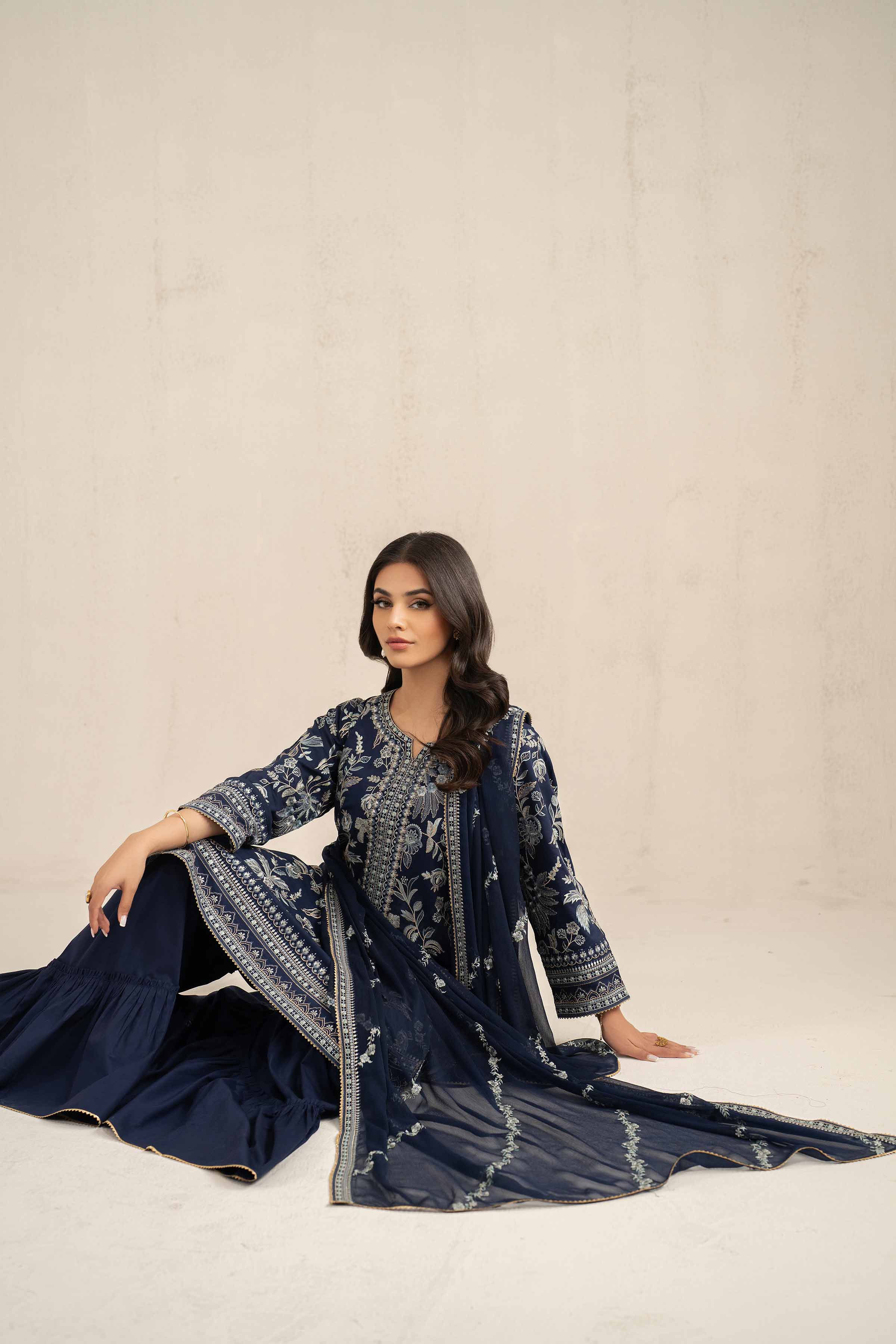 3 Piece - Embroidered Suit - 42519191 for Women - Unstitched Collection | Nishat | Shop Online