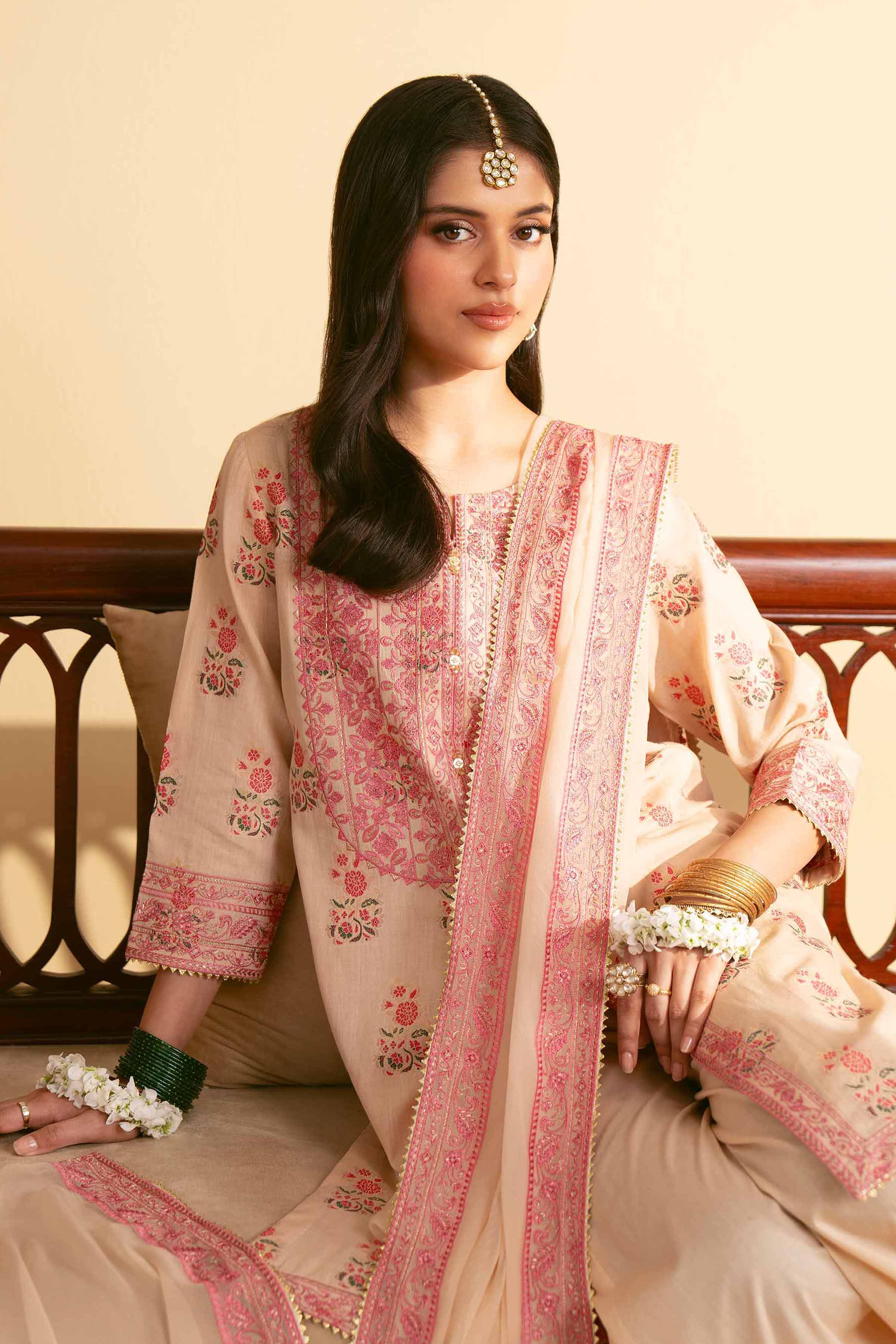 3 Piece - Embroidered Suit - 42519195 for Women - Unstitched Collection | Nishat | Shop Online