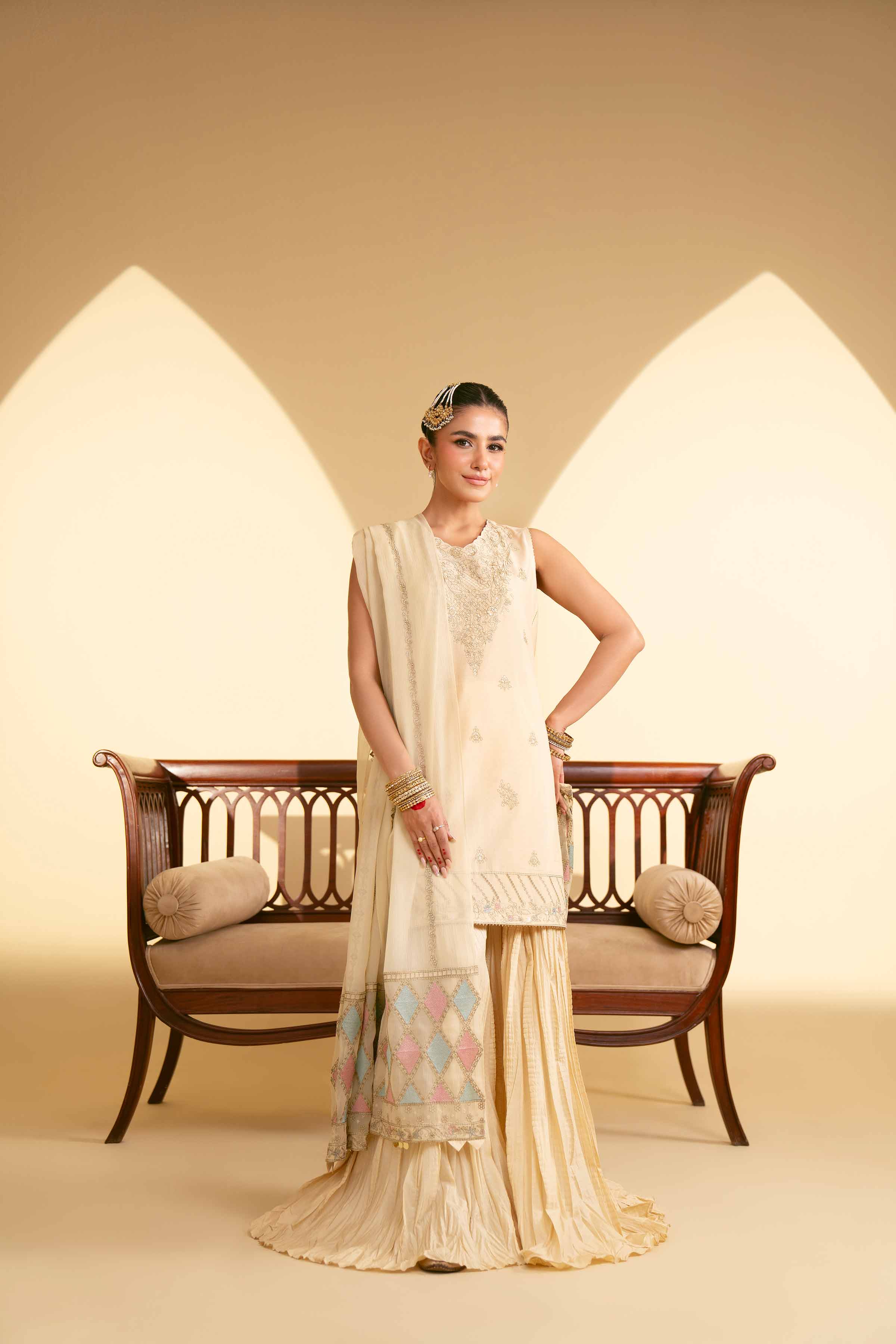 3 Piece - Embroidered Suit - 42519196 for Women - Unstitched Collection | Nishat | Shop Online