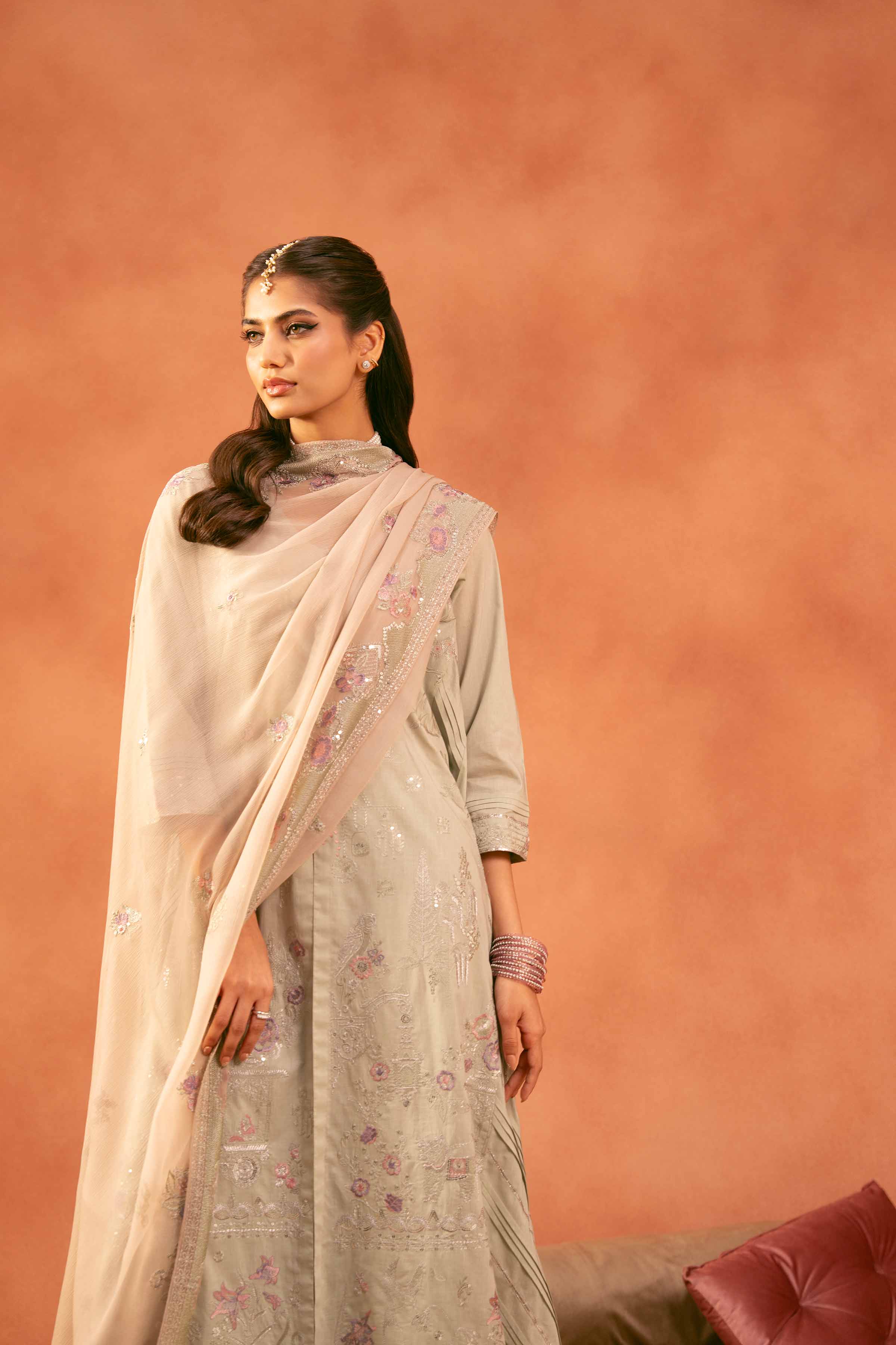3 Piece - Embroidered Suit - 42519202 for Women - Unstitched Collection | Nishat | Shop Online
