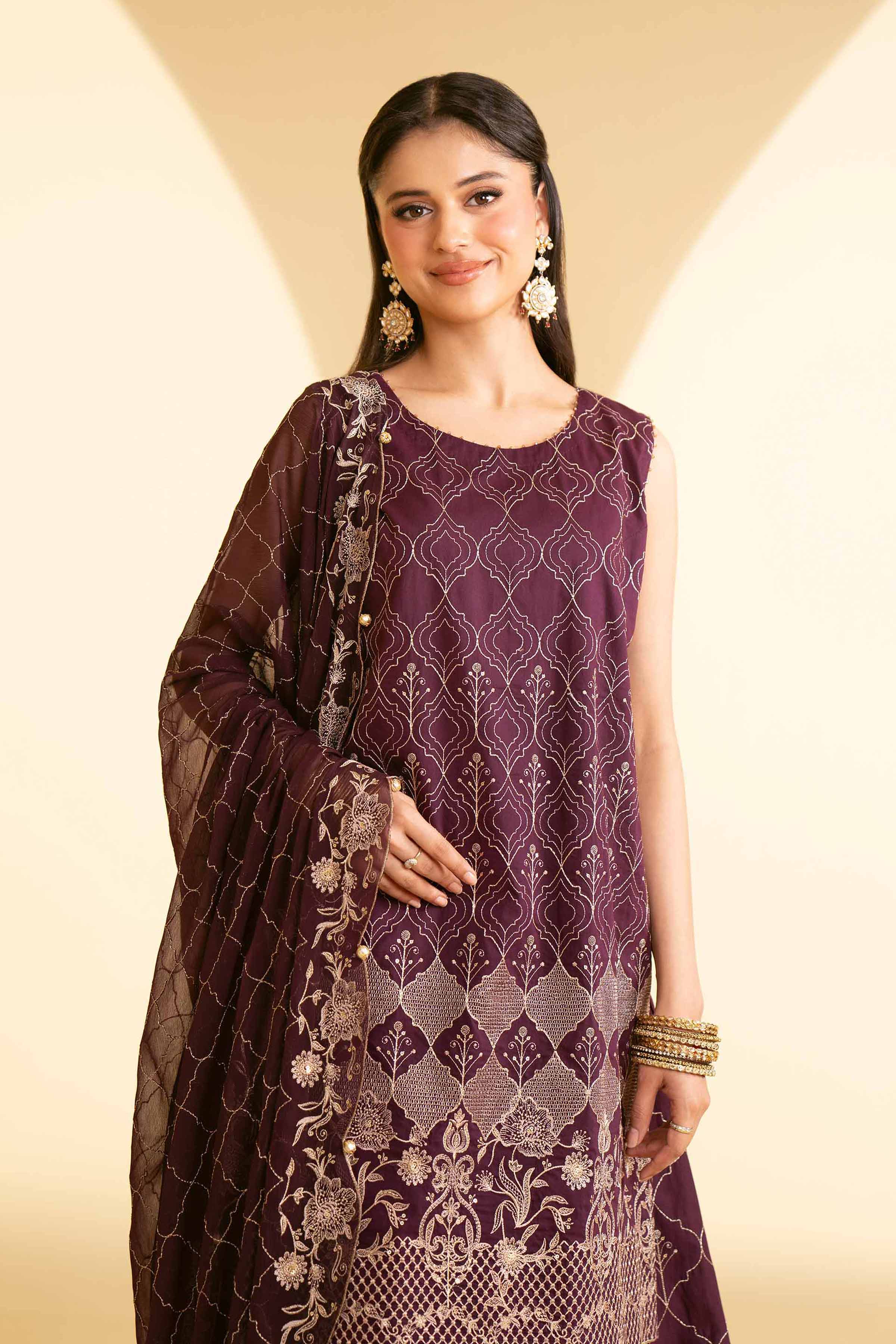 3 Piece - Embroidered Suit - 42519204 for Women - Unstitched Collection | Nishat | Shop Online