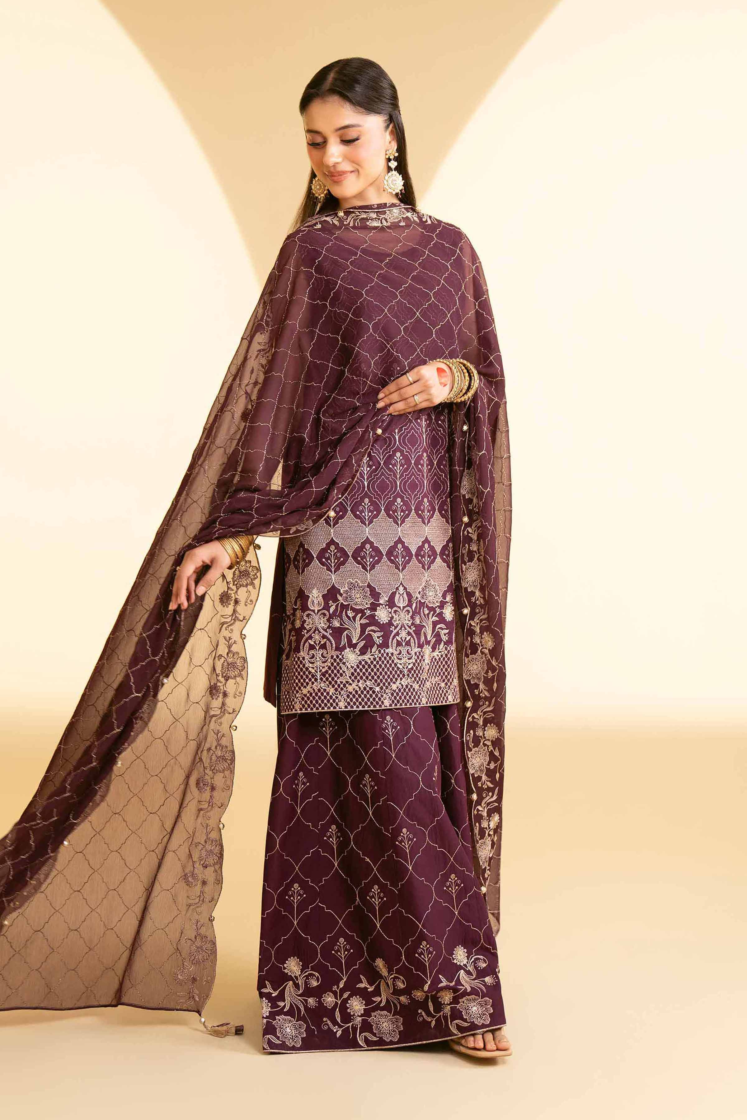 3 Piece - Embroidered Suit - 42519204 for Women - Unstitched Collection | Nishat | Shop Online