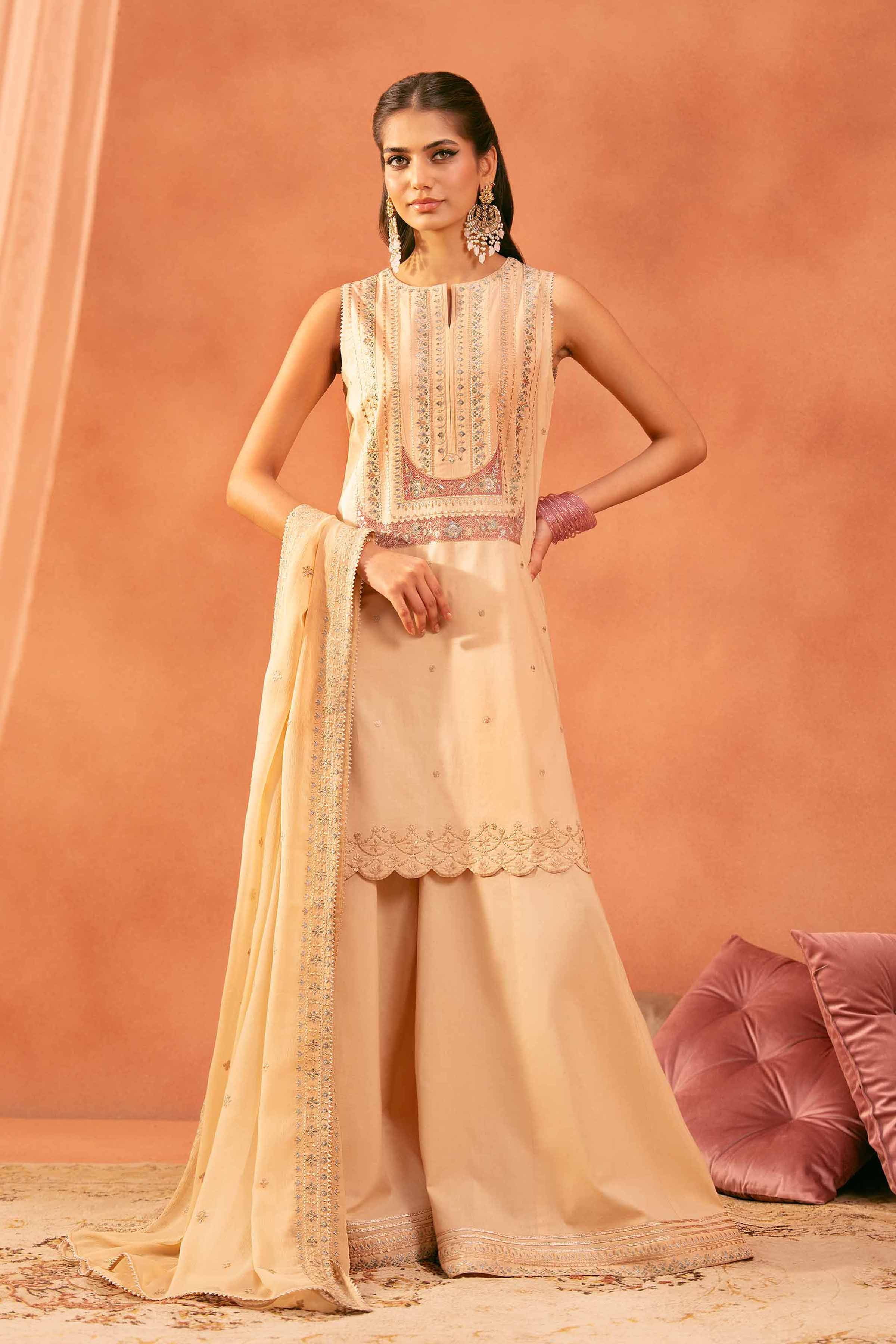3 Piece - Embroidered Suit - 42519206 for Women - Unstitched Collection | Nishat | Shop Online