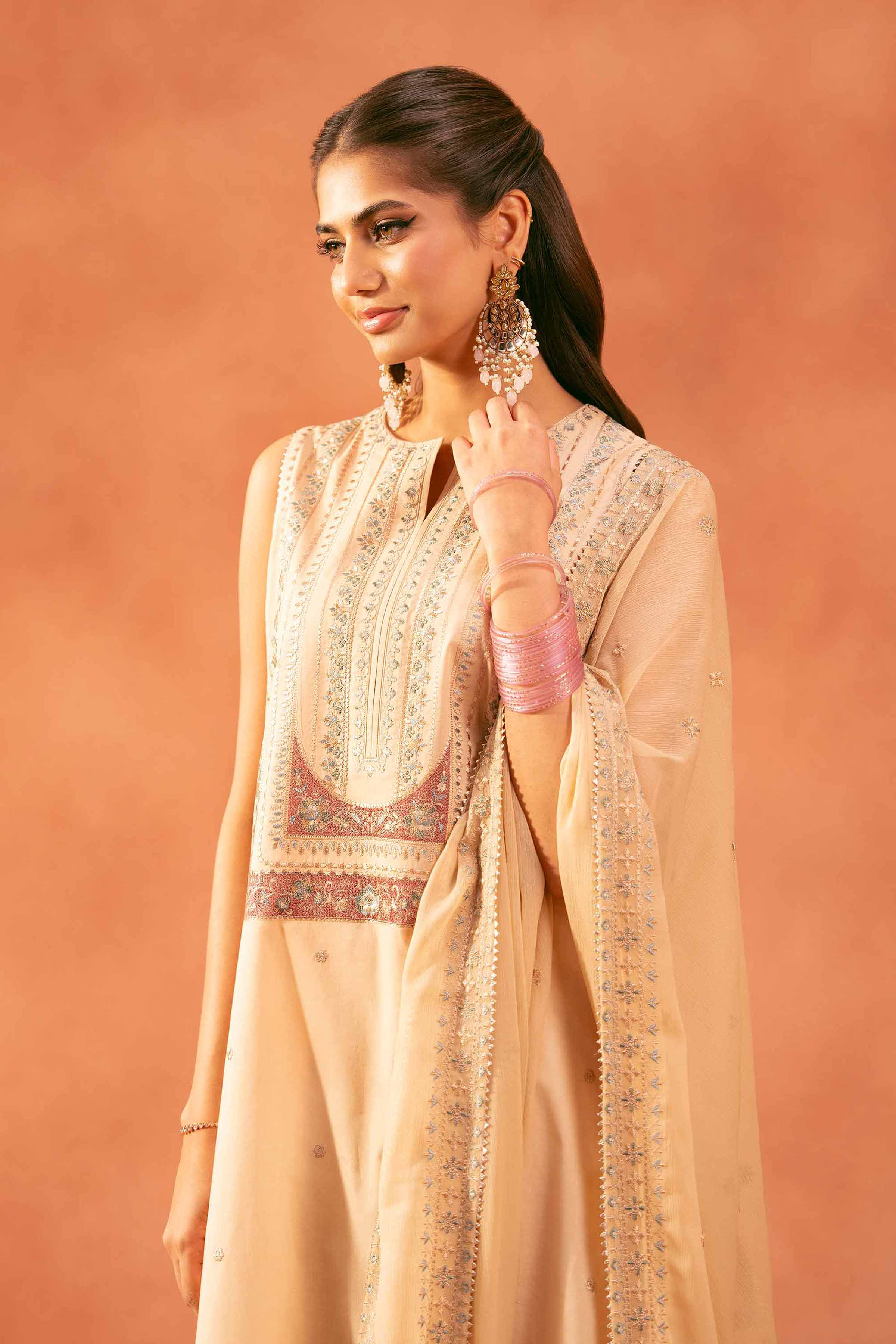 3 Piece - Embroidered Suit - 42519206 for Women - Unstitched Collection | Nishat | Shop Online