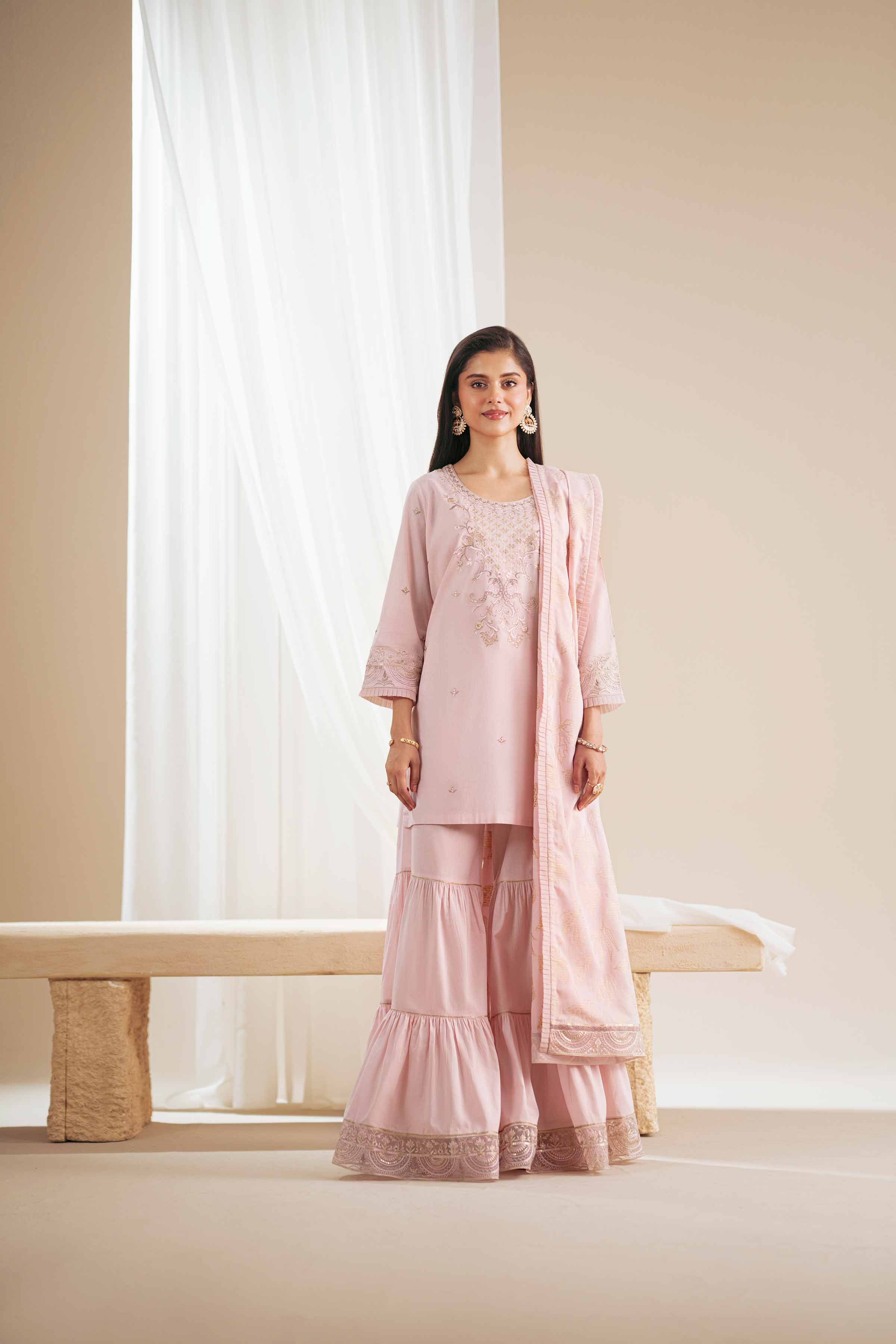 3 Piece - Embroidered Suit - 42519213 for Women - Unstitched Collection | Nishat | Shop Online
