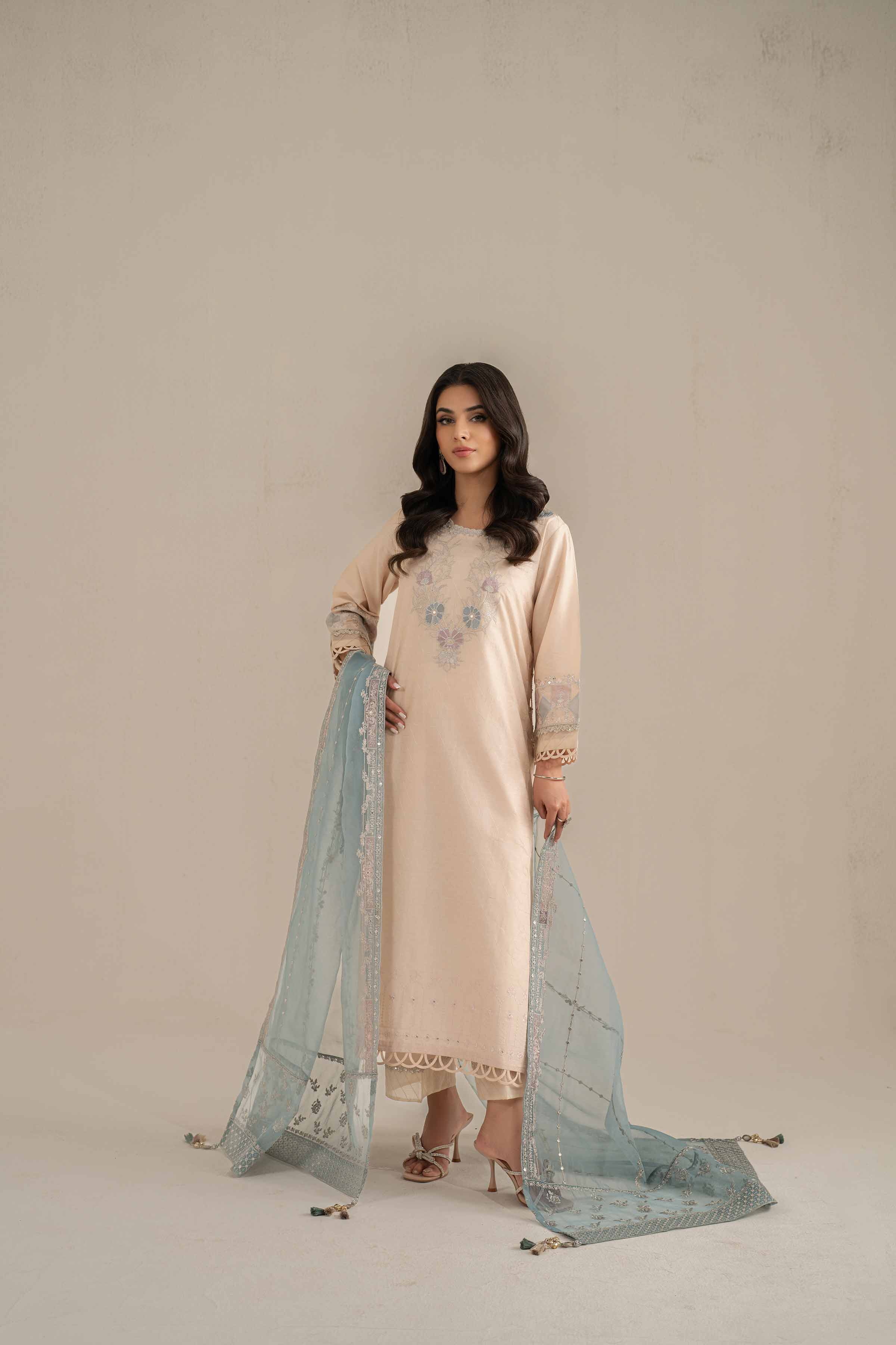 3 Piece - Embroidered Suit - 42519372 for Women - Unstitched Collection | Nishat | Shop Online