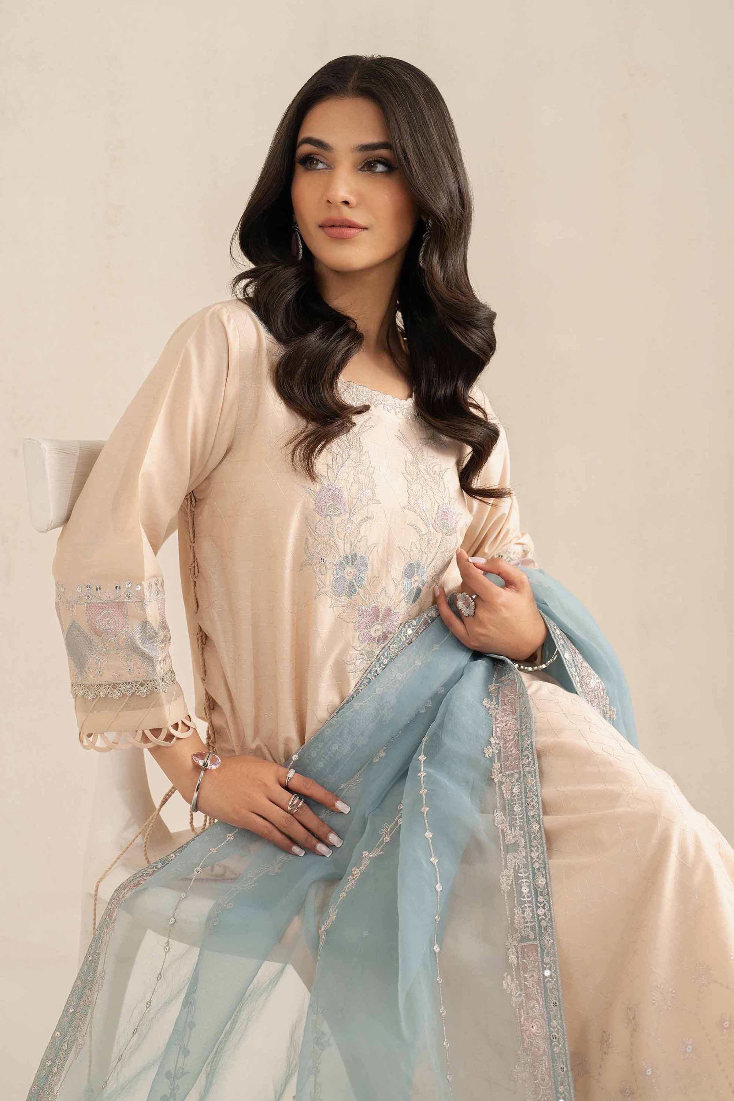 3 Piece - Embroidered Suit - 42519372 for Women - Unstitched Collection | Nishat | Shop Online