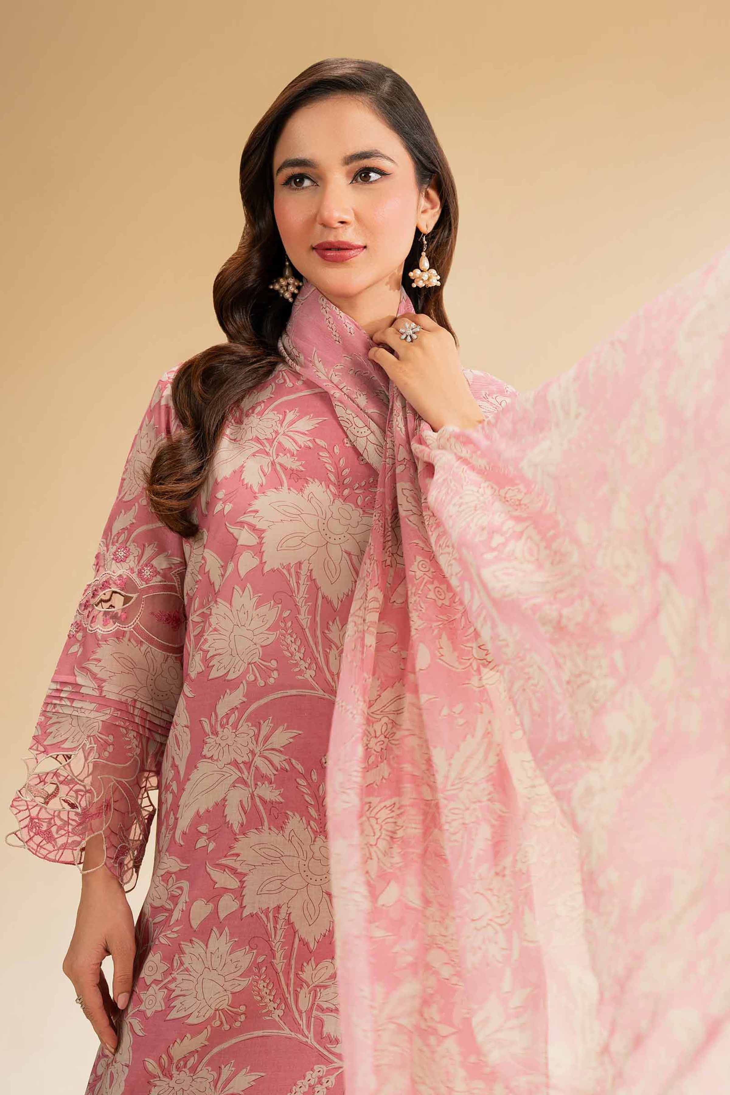 3 Piece - Printed Embroidered Suit - 42519395 for Women - Unstitched Collection | Nishat | Shop Online