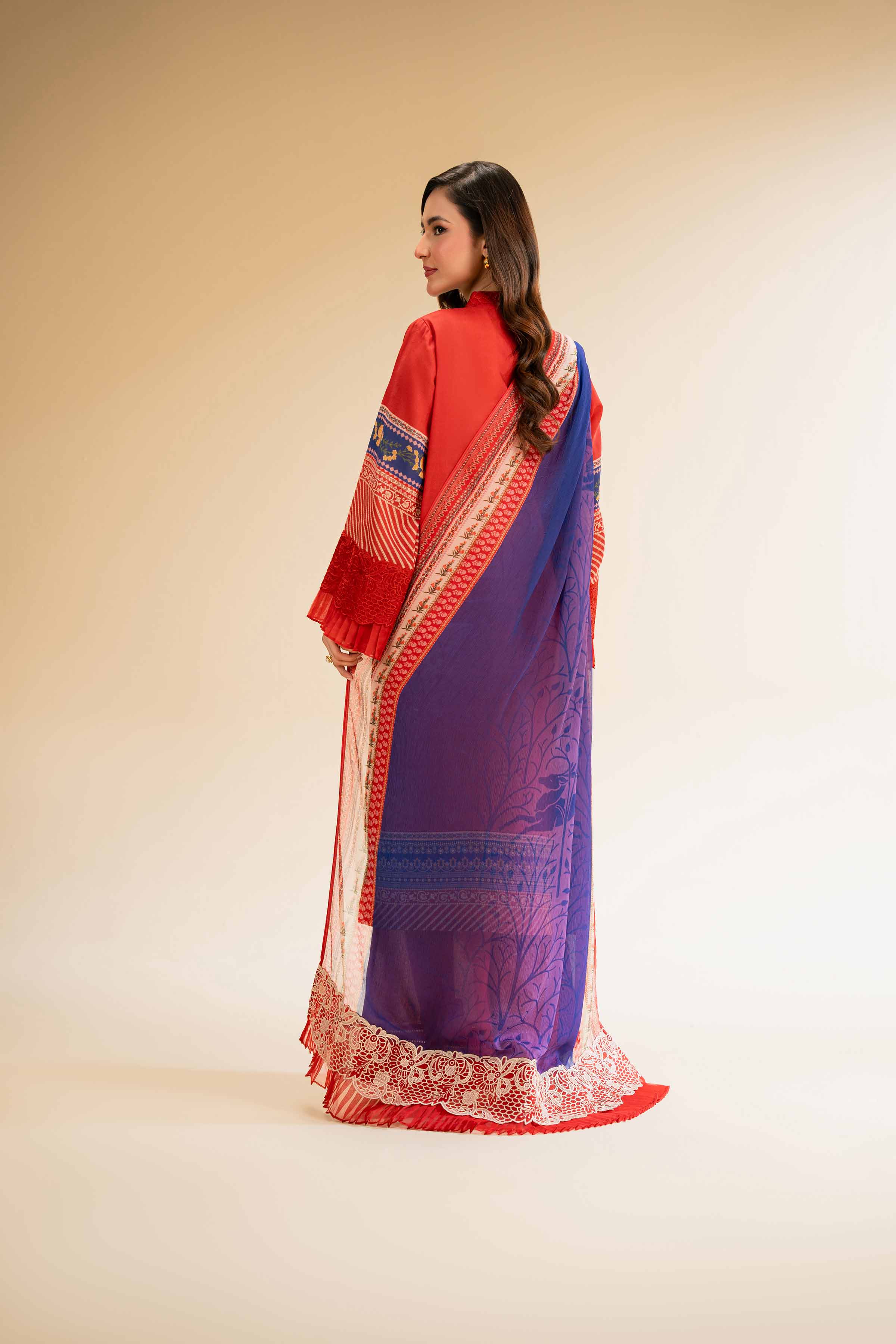 3 Piece - Printed Embroidered Suit - 42519396 for Women - Unstitched Collection | Nishat | Shop Online