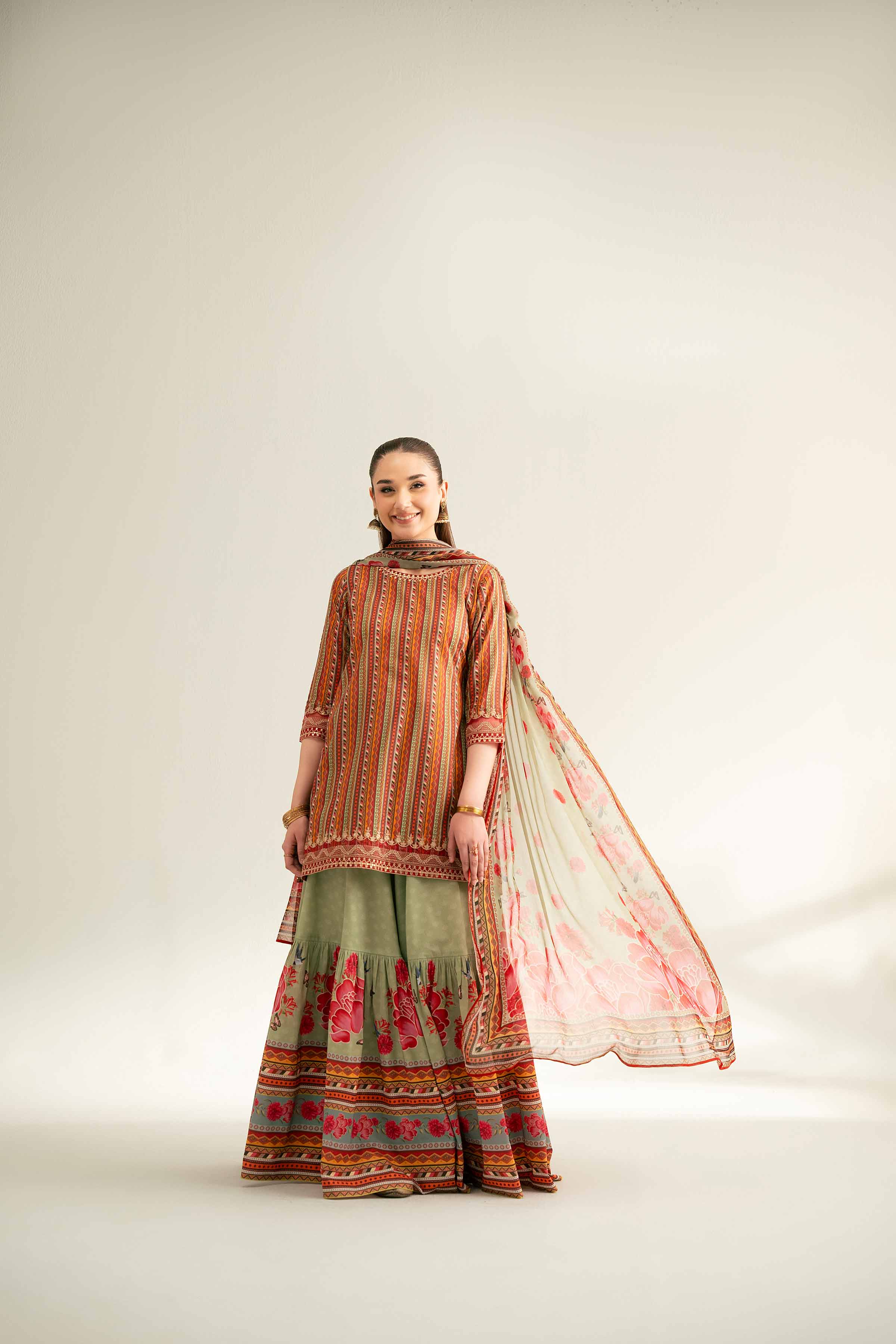 3 Piece - Embroidered Suit - 42519397 for Women - Unstitched Collection | Nishat | Shop Online