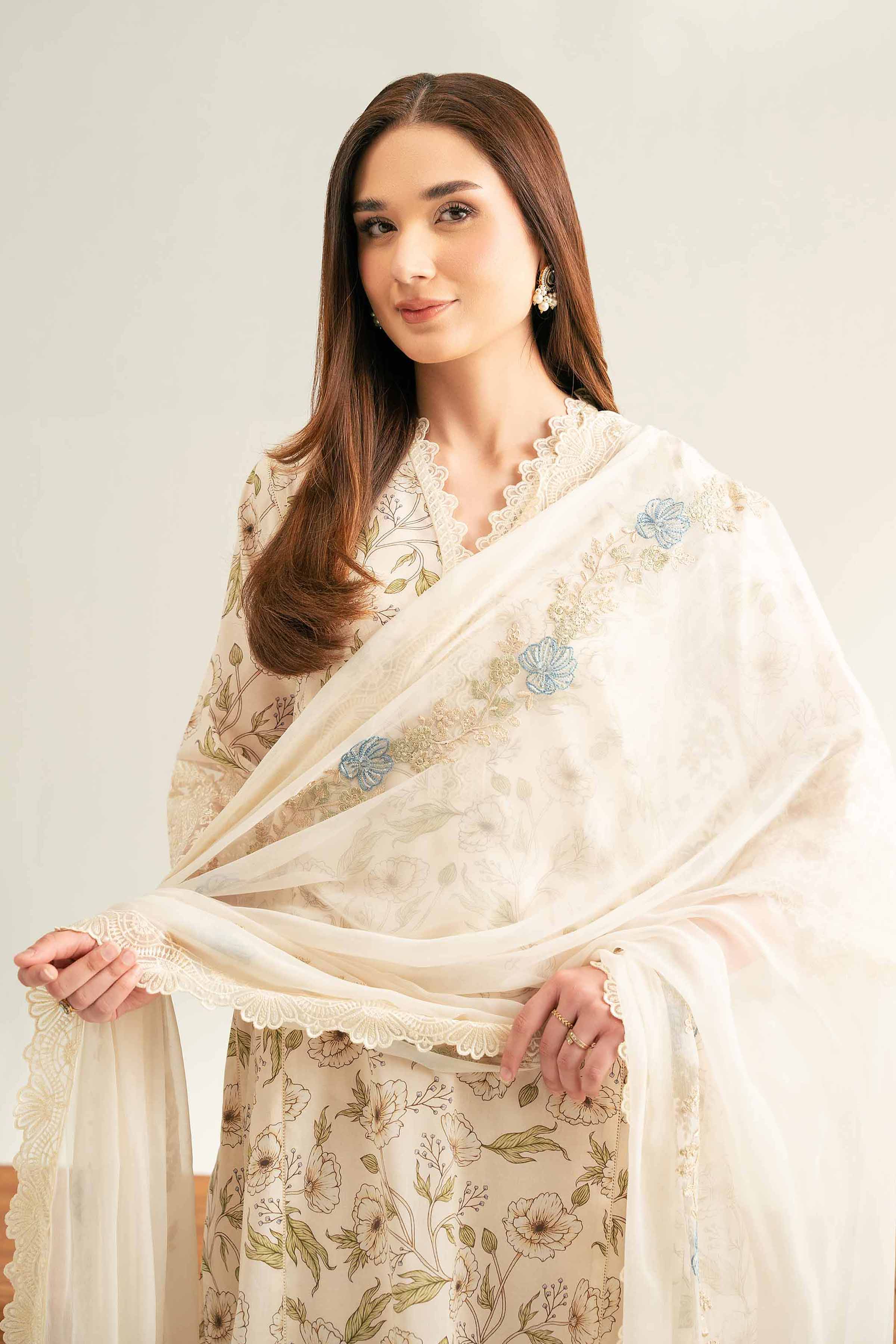 3 Piece - Embroidered Suit - 42519398 for Women - Unstitched Collection | Nishat | Shop Online