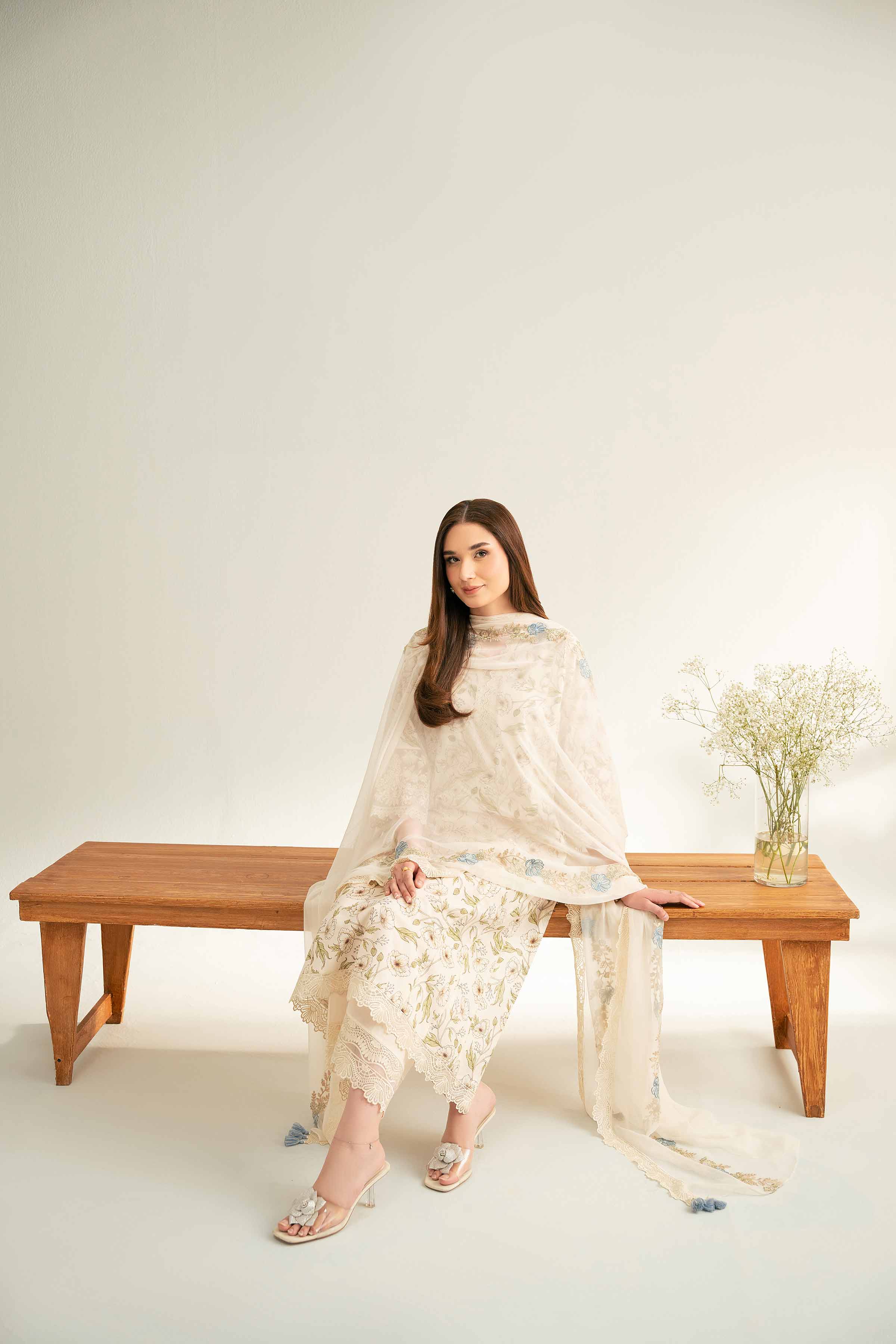 3 Piece - Embroidered Suit - 42519398 for Women - Unstitched Collection | Nishat | Shop Online