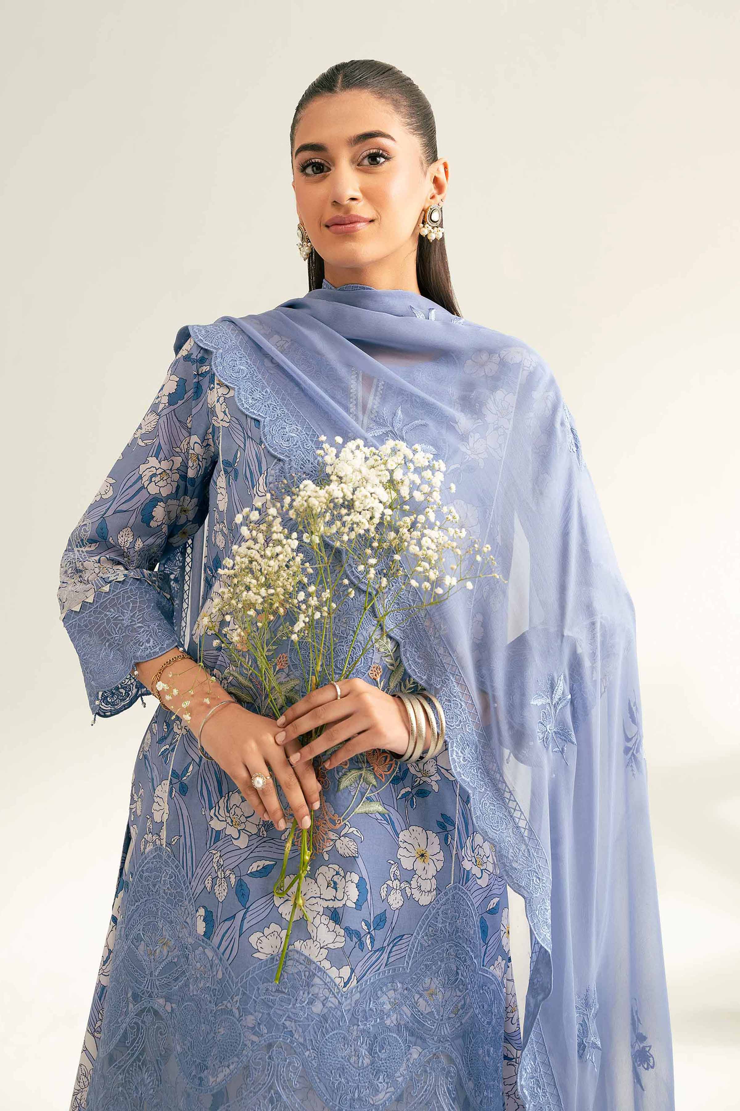 3 Piece - Embroidered Suit - 42519399 for Women - Unstitched Collection | Nishat | Shop Online