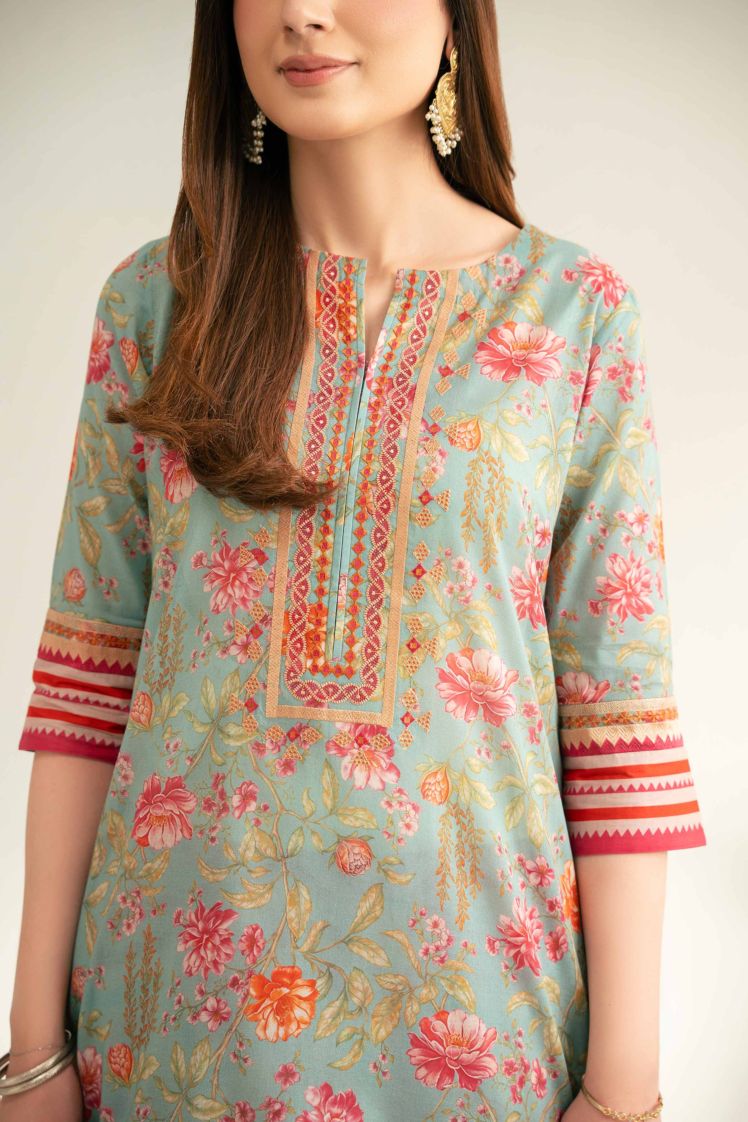3 Piece - Printed Embroidered Suit - 42519401 for Women - Unstitched Collection | Nishat | Shop Online