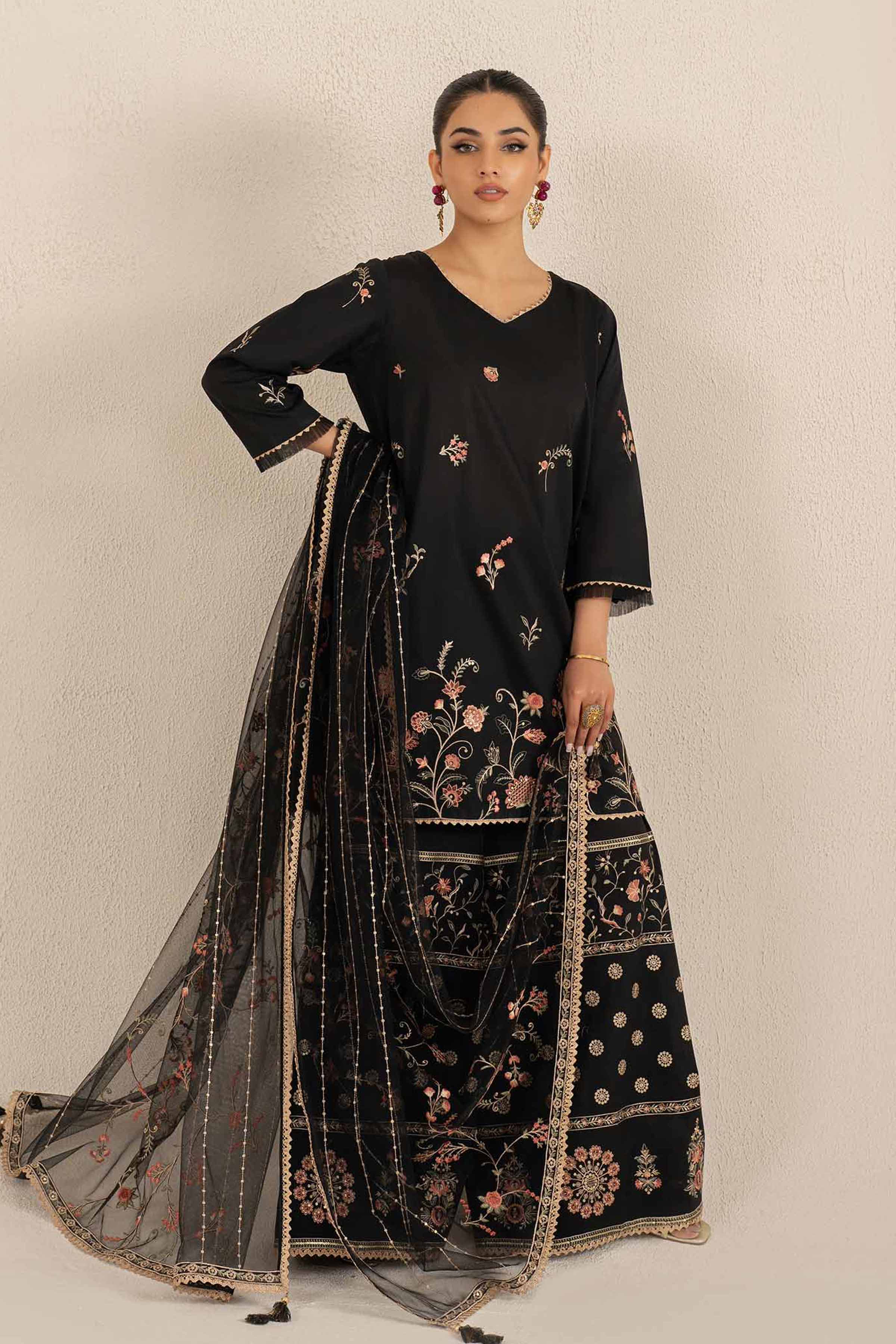 3 Piece - Embroidered Suit - 42519415 for Women - Unstitched Collection | Nishat | Shop Online