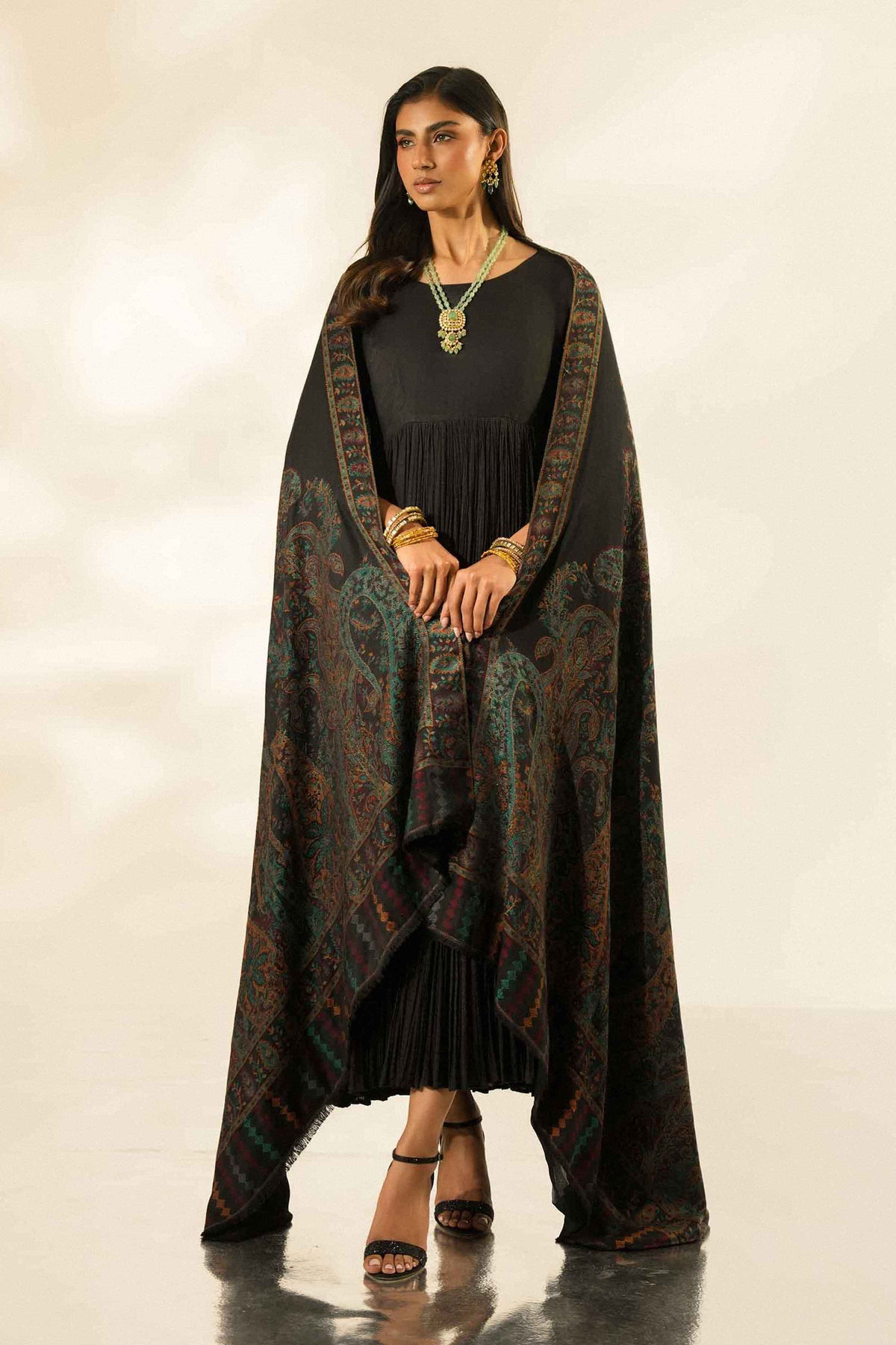 EMBROIDERED SHAWL - 42519482