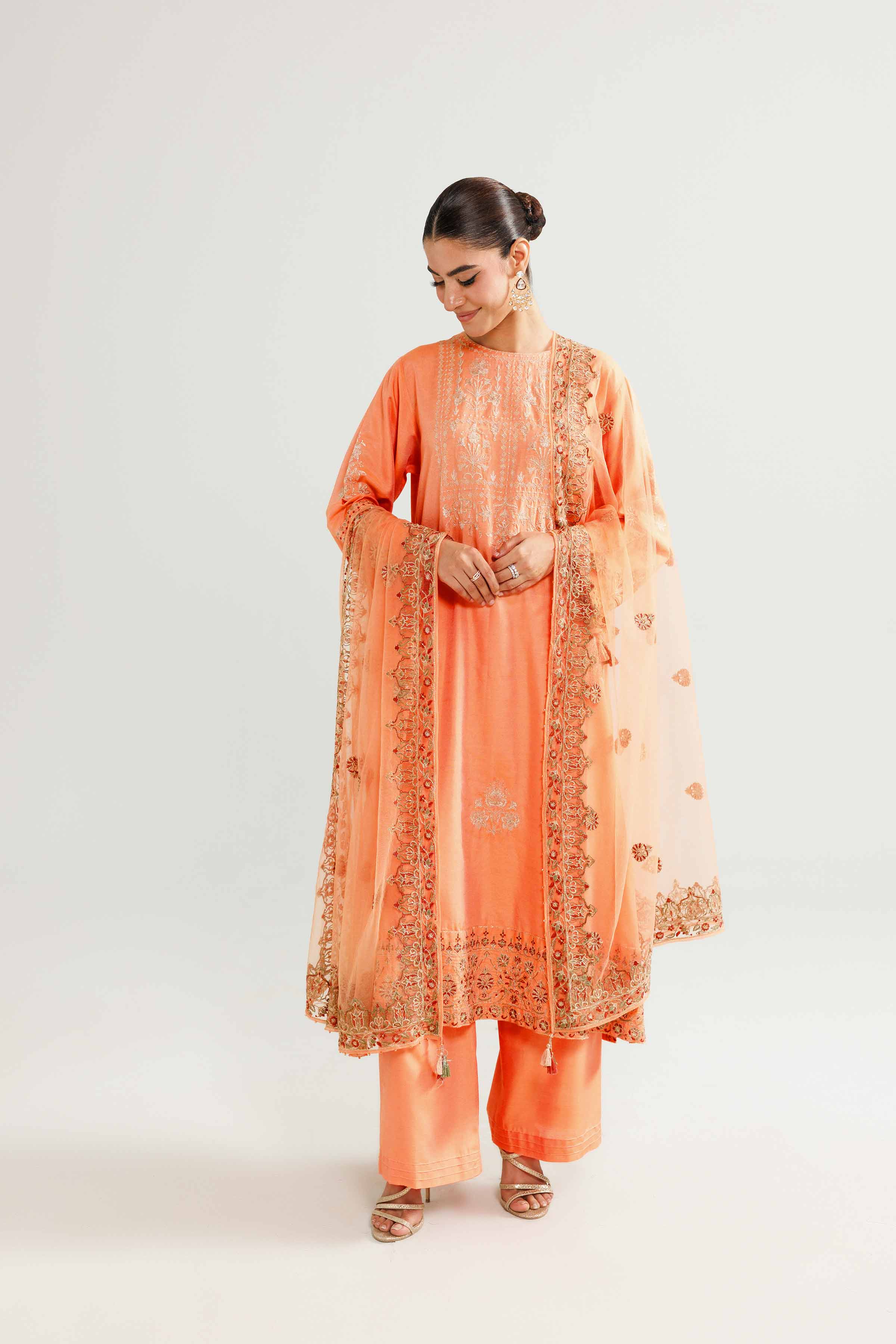 3 Piece - Embroidered Suit - 42519542 for Women - Unstitched Collection | Nishat | Shop Online
