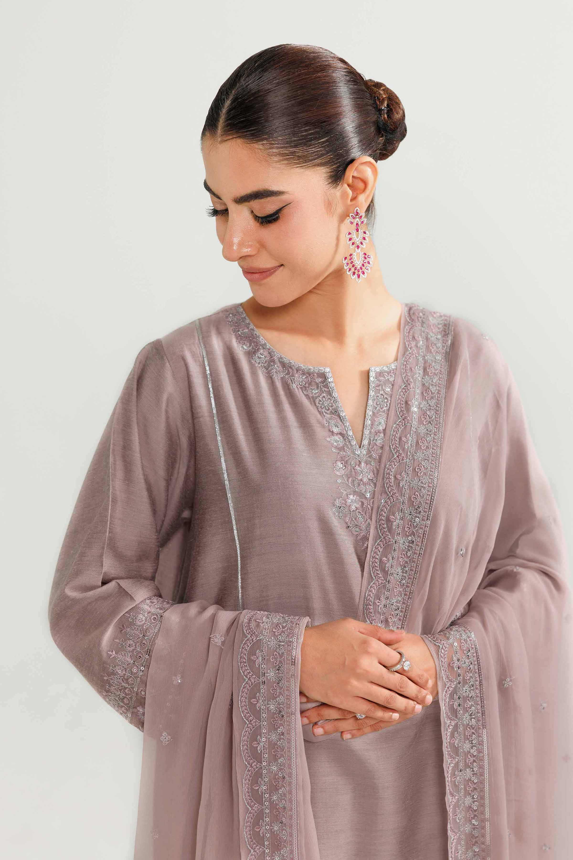 3 Piece - Embroidered Suit - 42519547 for Women - Unstitched Collection | Nishat | Shop Online