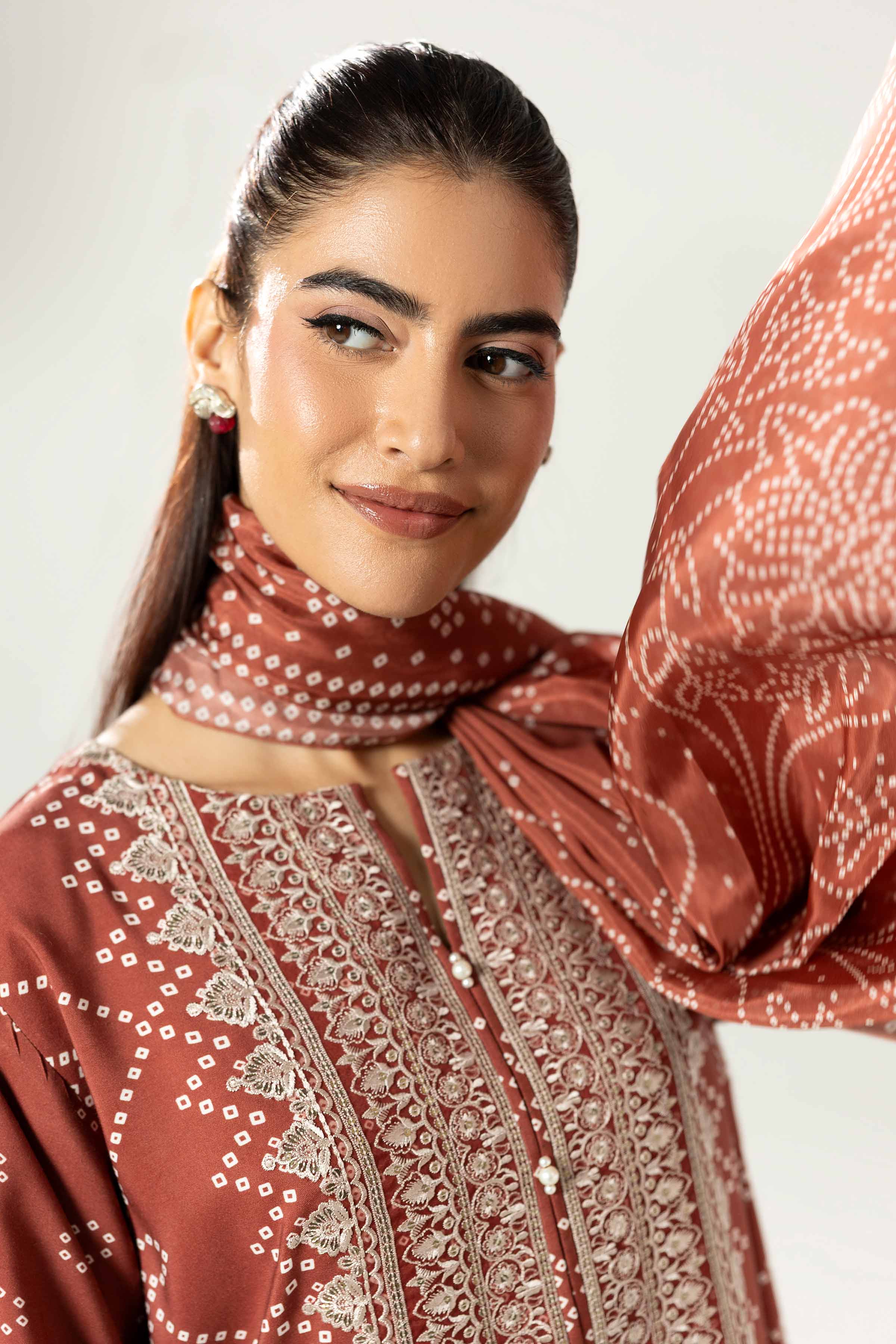 3 Piece - Printed Embroidered Suit - 42519601 for Women - Ready to Stitch Collection | Nishat | Shop Online