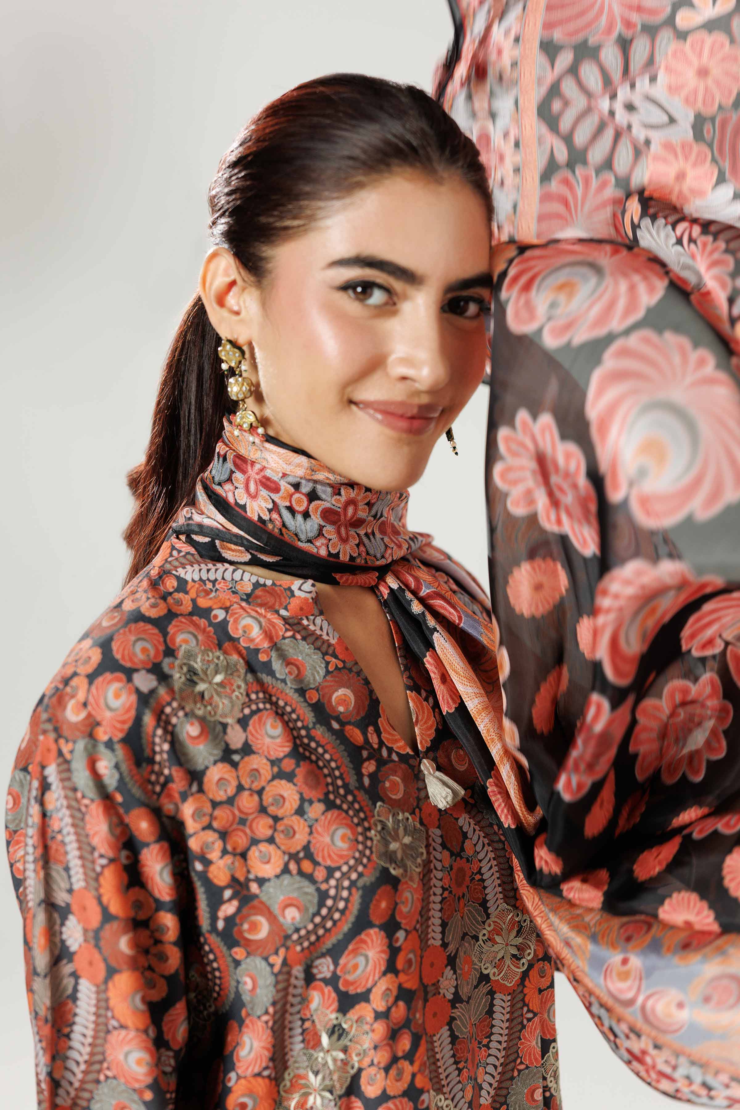 3 Piece - Printed Embroidered Suit - 42519603 for Women - Ready to Stitch Collection | Nishat | Shop Online