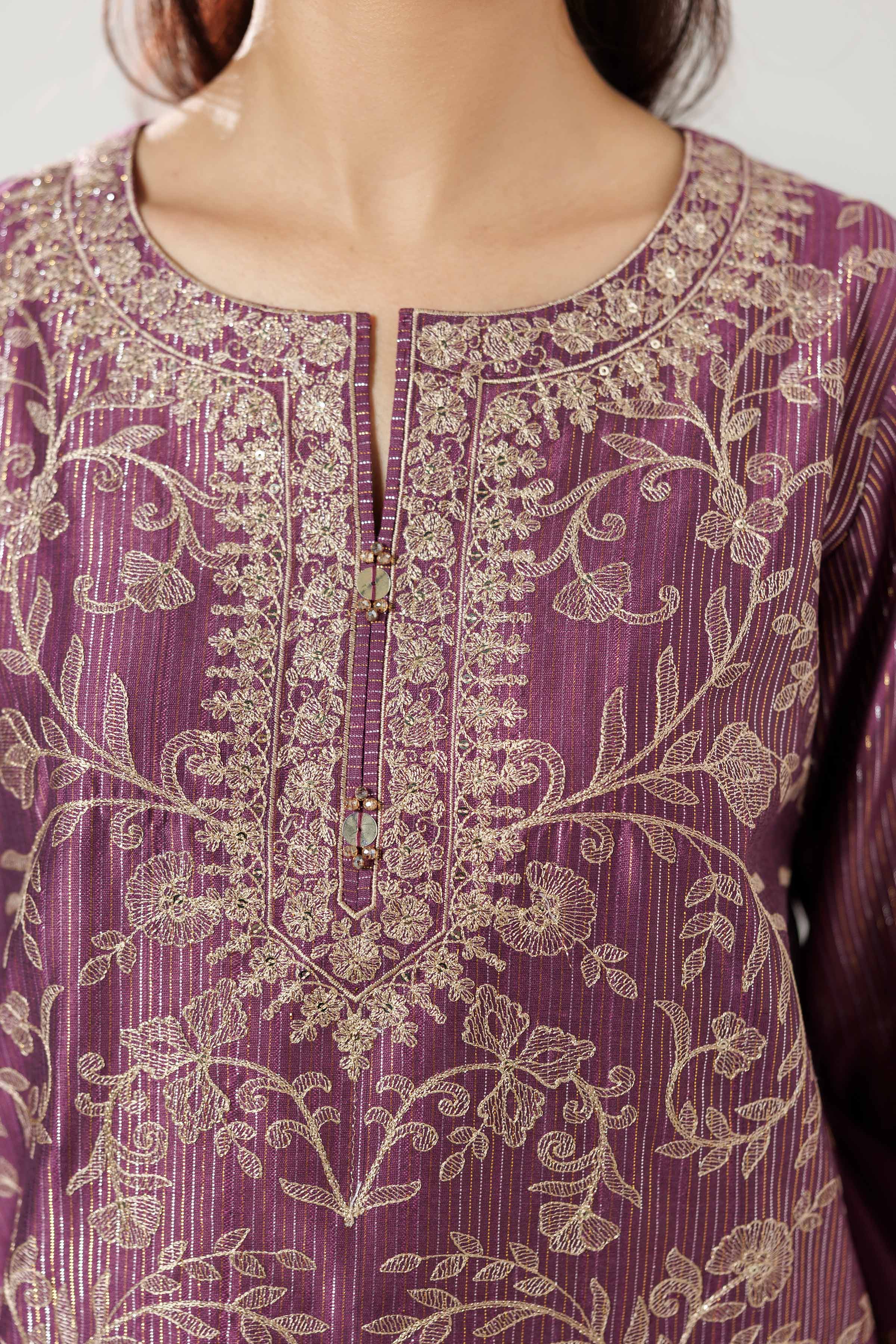 3 Piece - Embroidered Suit - 42519624 for Women - Ready to Stitch Collection | Nishat | Shop Online