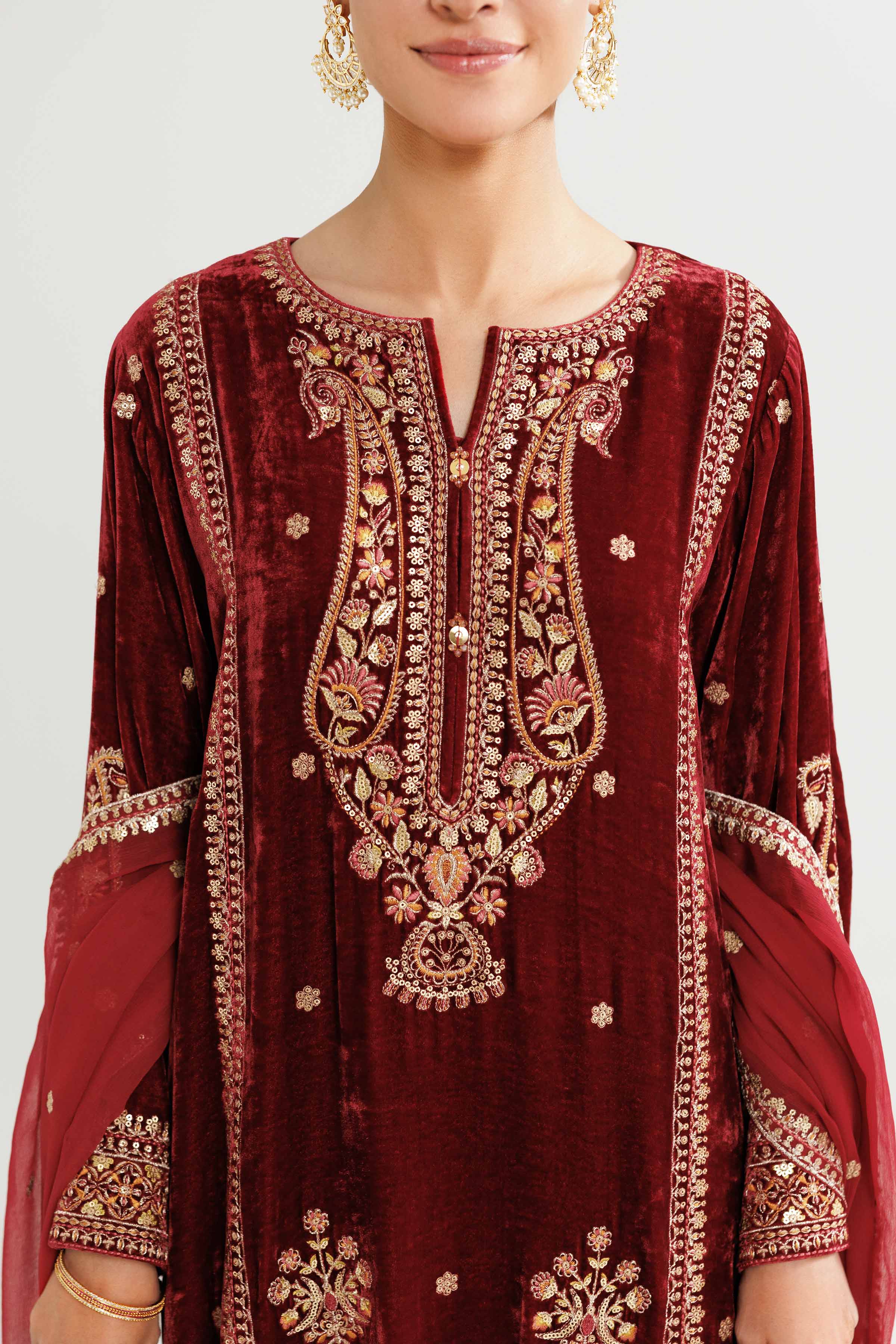 3 Piece - Embroidered Suit - 42519663 for Women - Unstitched Collection | Nishat | Shop Online
