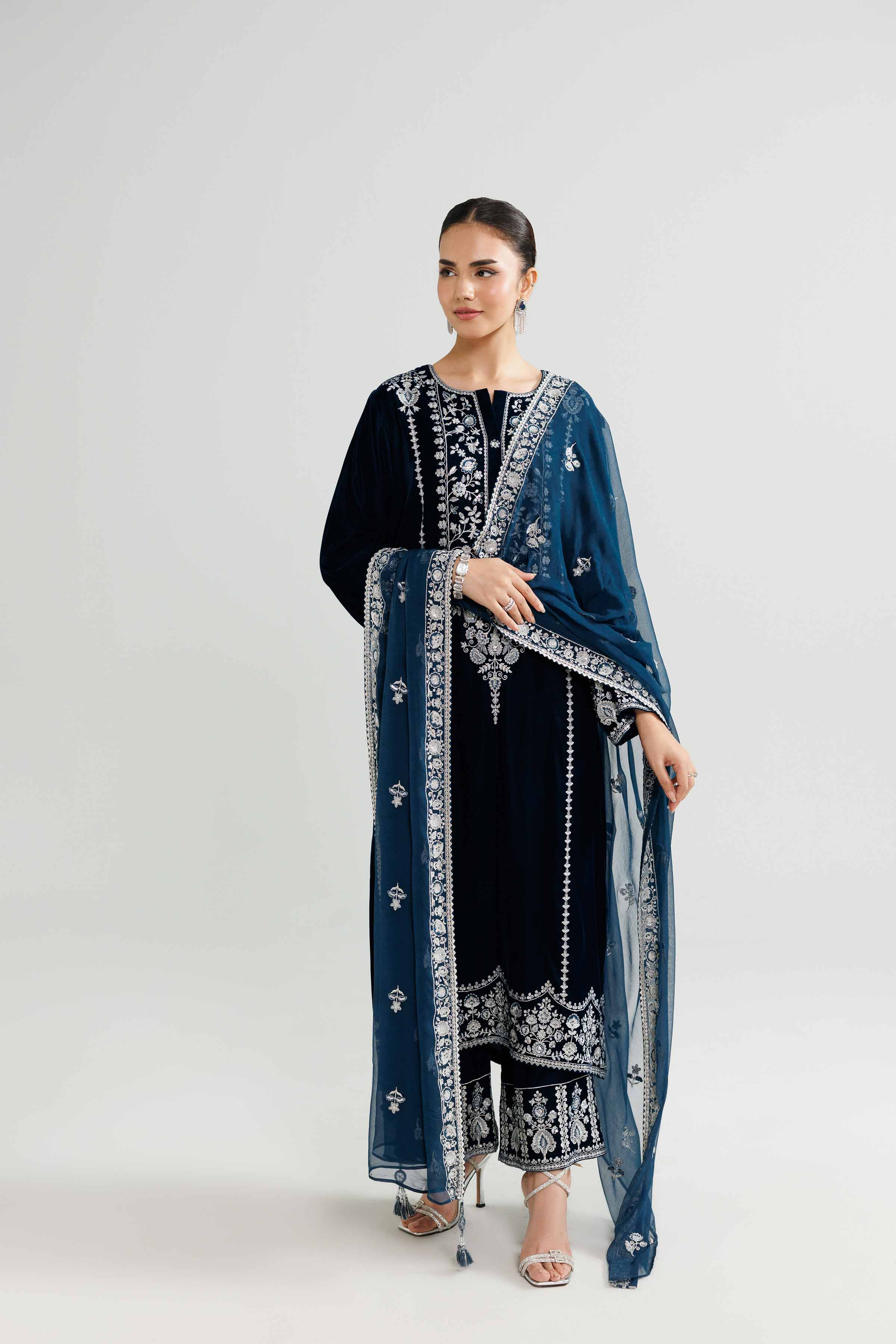 3 Piece - Embroidered Suit - 42519664 for Women - Ready to Stitch Collection | Nishat | Shop Online