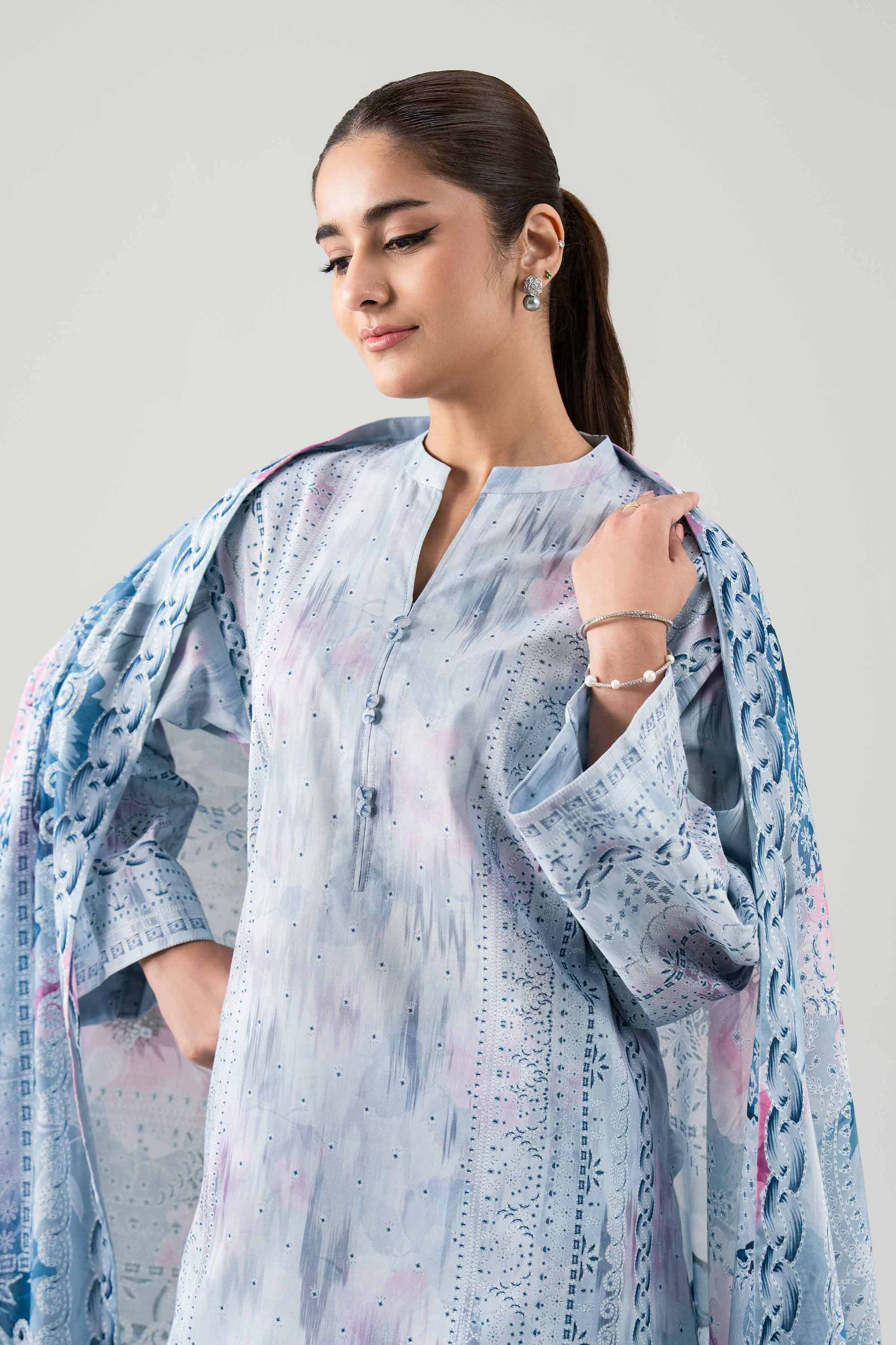 2 Piece - Digital Printed Suit - 42601002 for Women - Unstitched Collection | Nishat | Shop Online