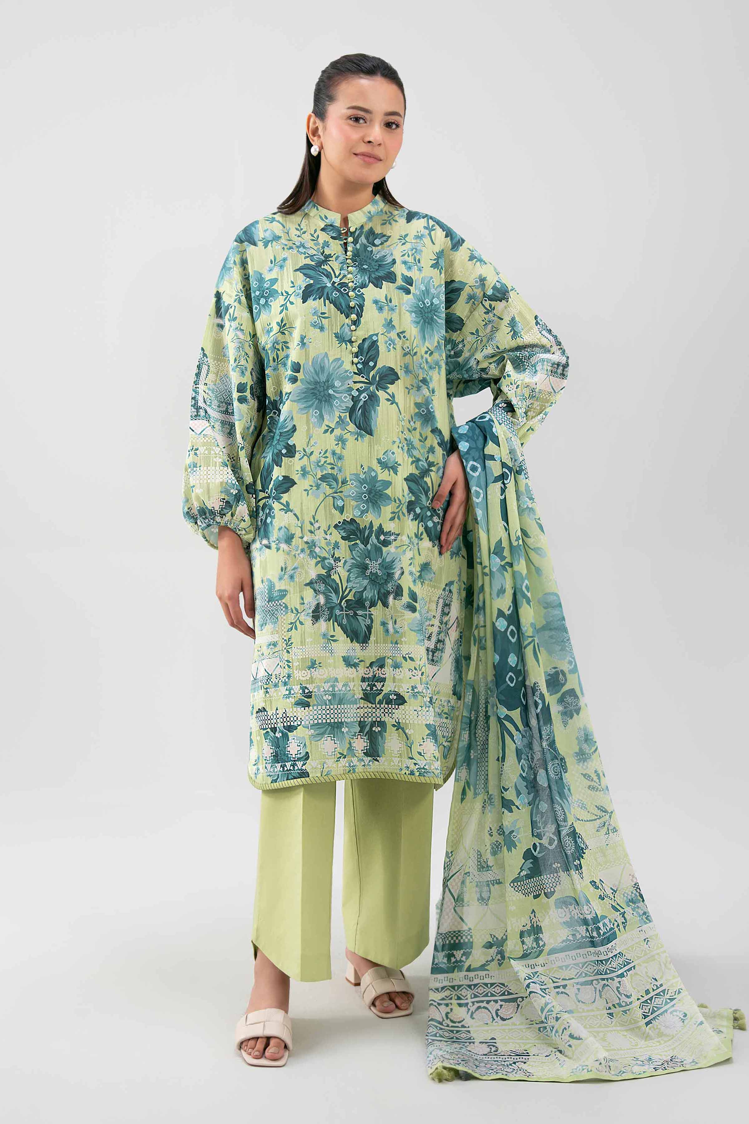 2 Piece - Digital Printed Suit - 42601004 for Women - Unstitched Collection | Nishat | Shop Online