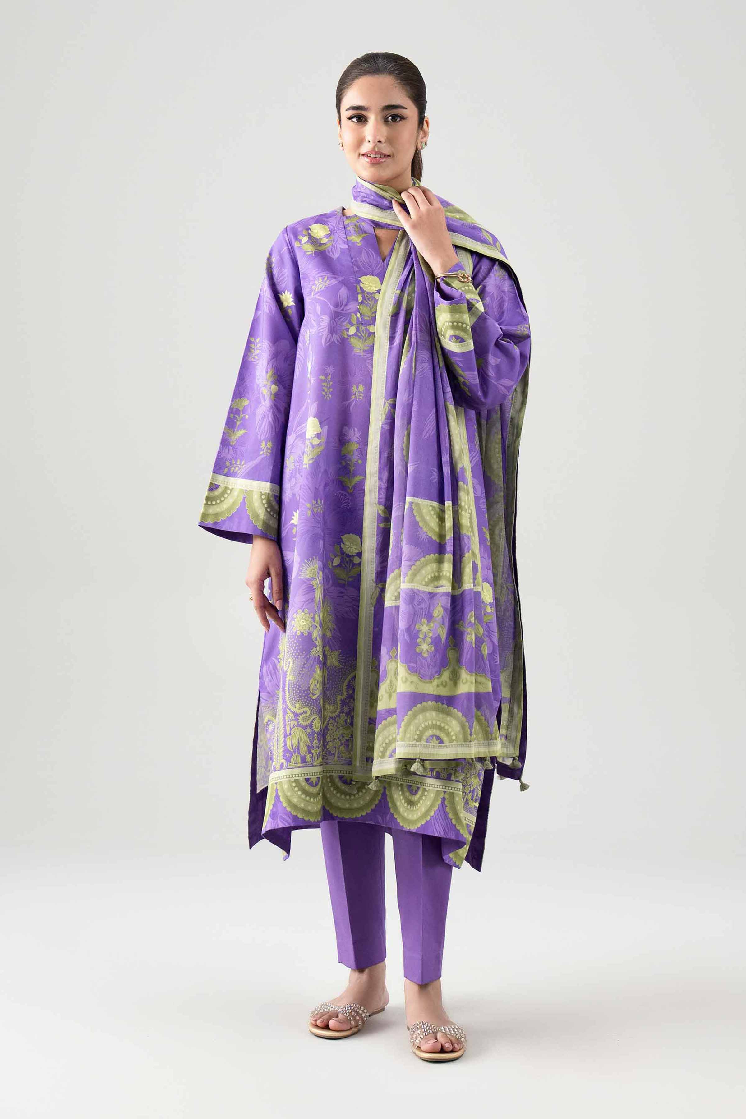 2 Piece - Digital Printed Suit - 42601006 for Women - Unstitched Collection | Nishat | Shop Online