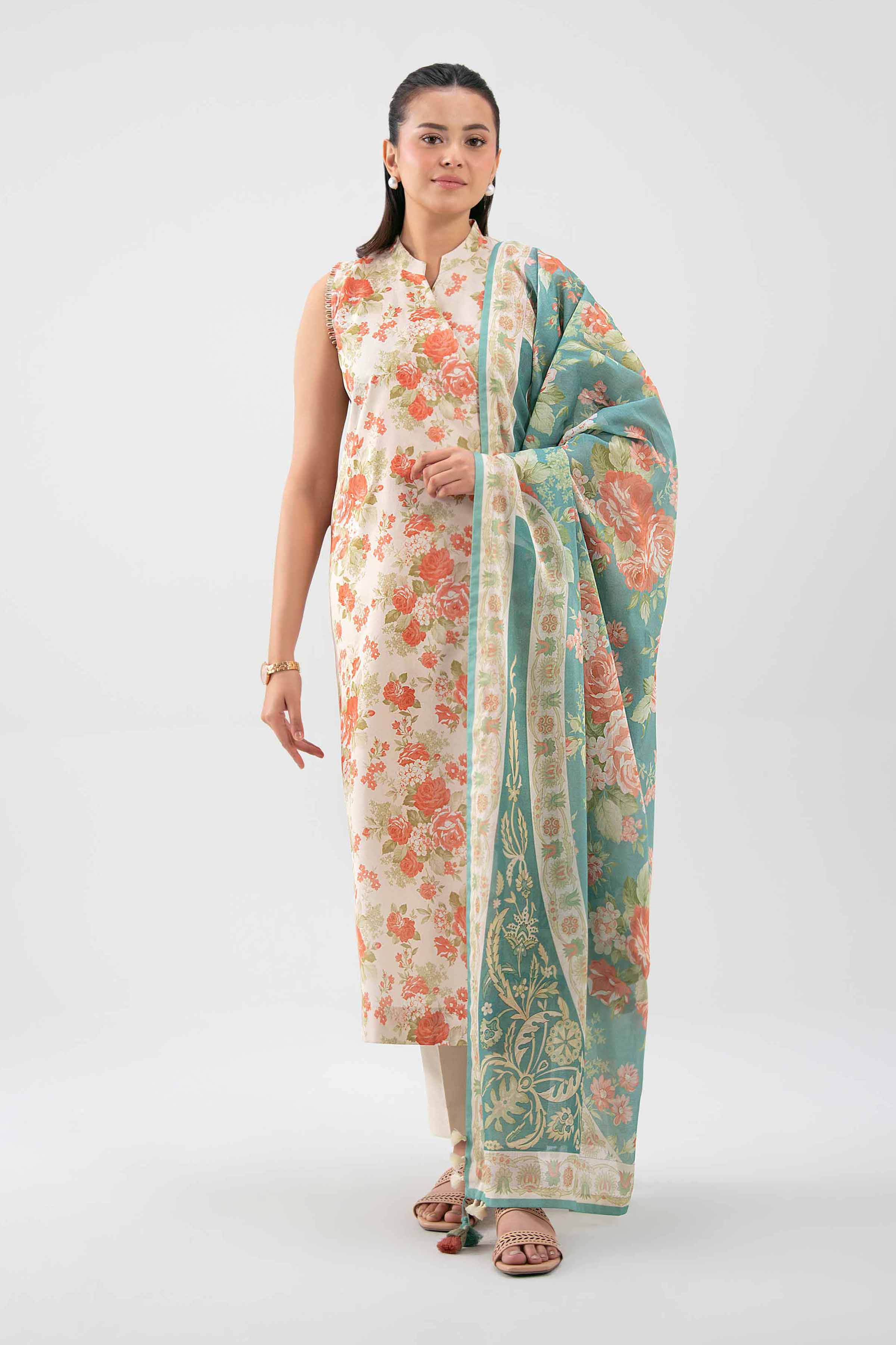 2 Piece - Digital Printed Suit - 42601008 for Women - Unstitched Collection | Nishat | Shop Online