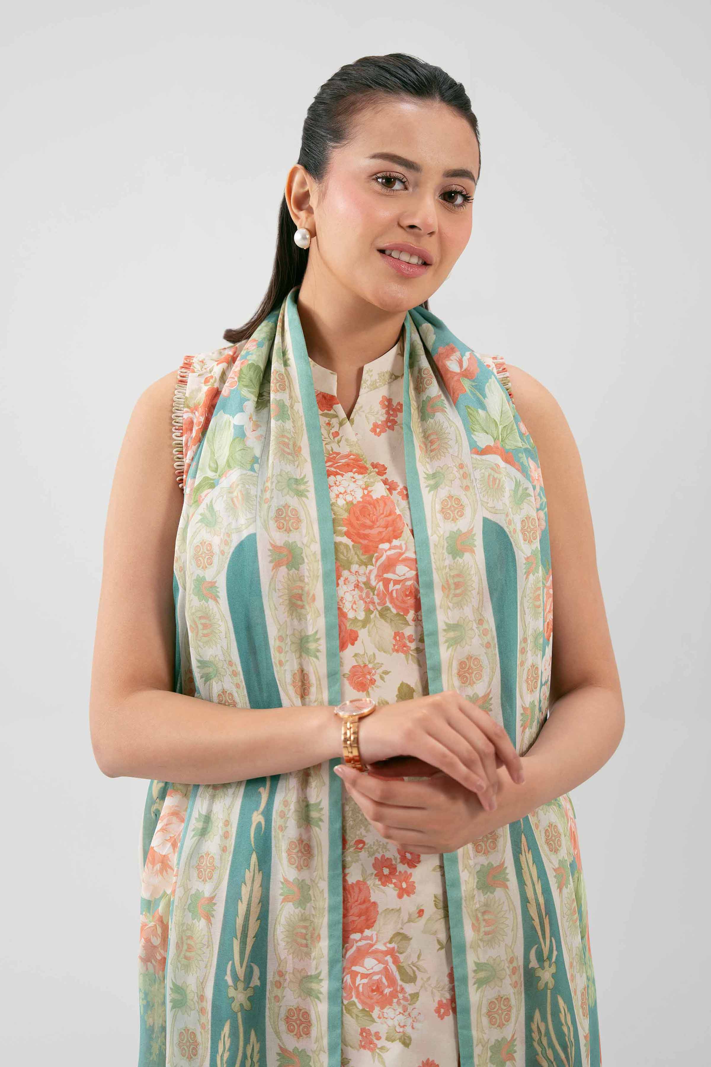 2 Piece - Digital Printed Suit - 42601008 for Women - Unstitched Collection | Nishat | Shop Online