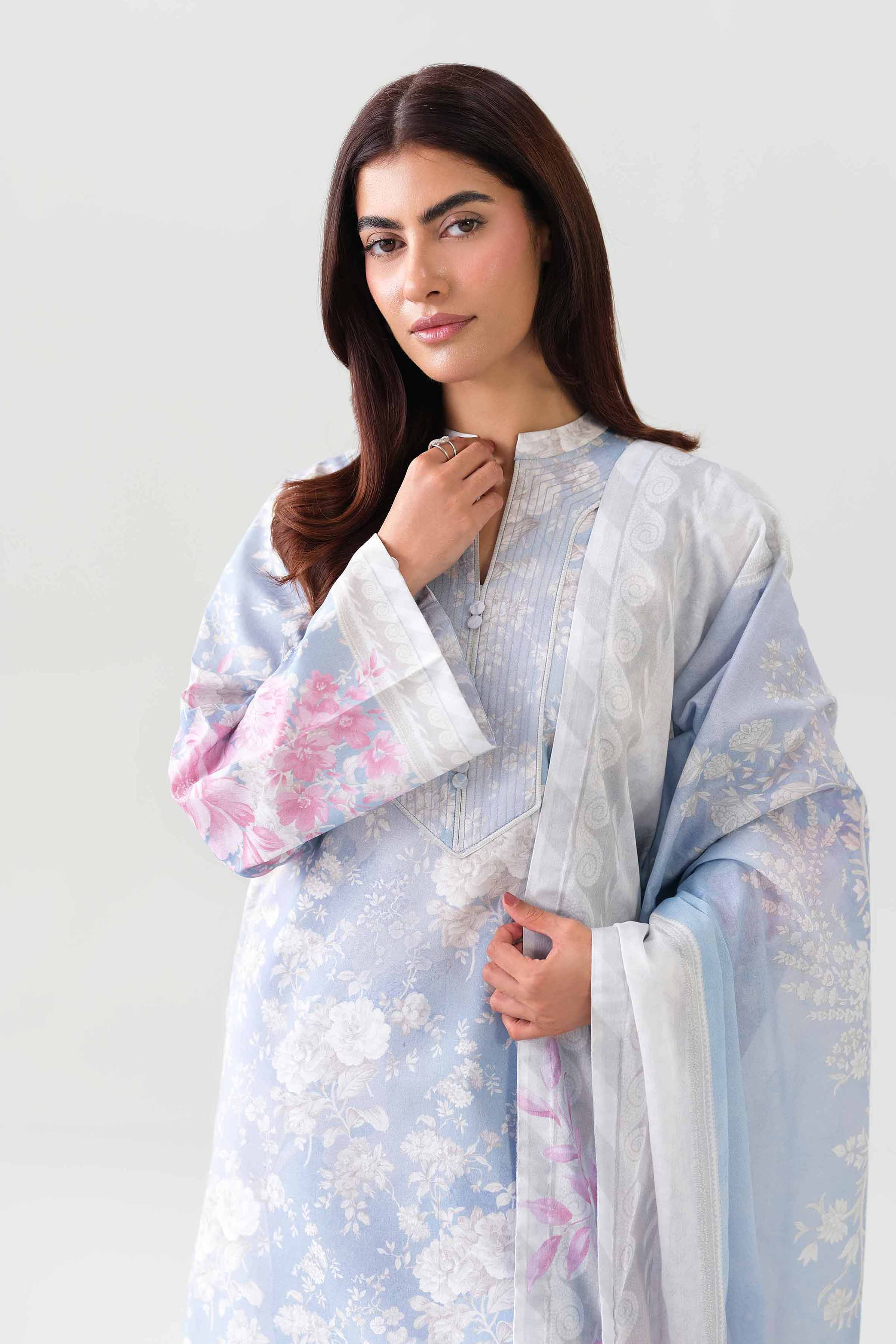 2 Piece - Digital Printed Suit - 42601009 for Women - Unstitched Collection | Nishat | Shop Online