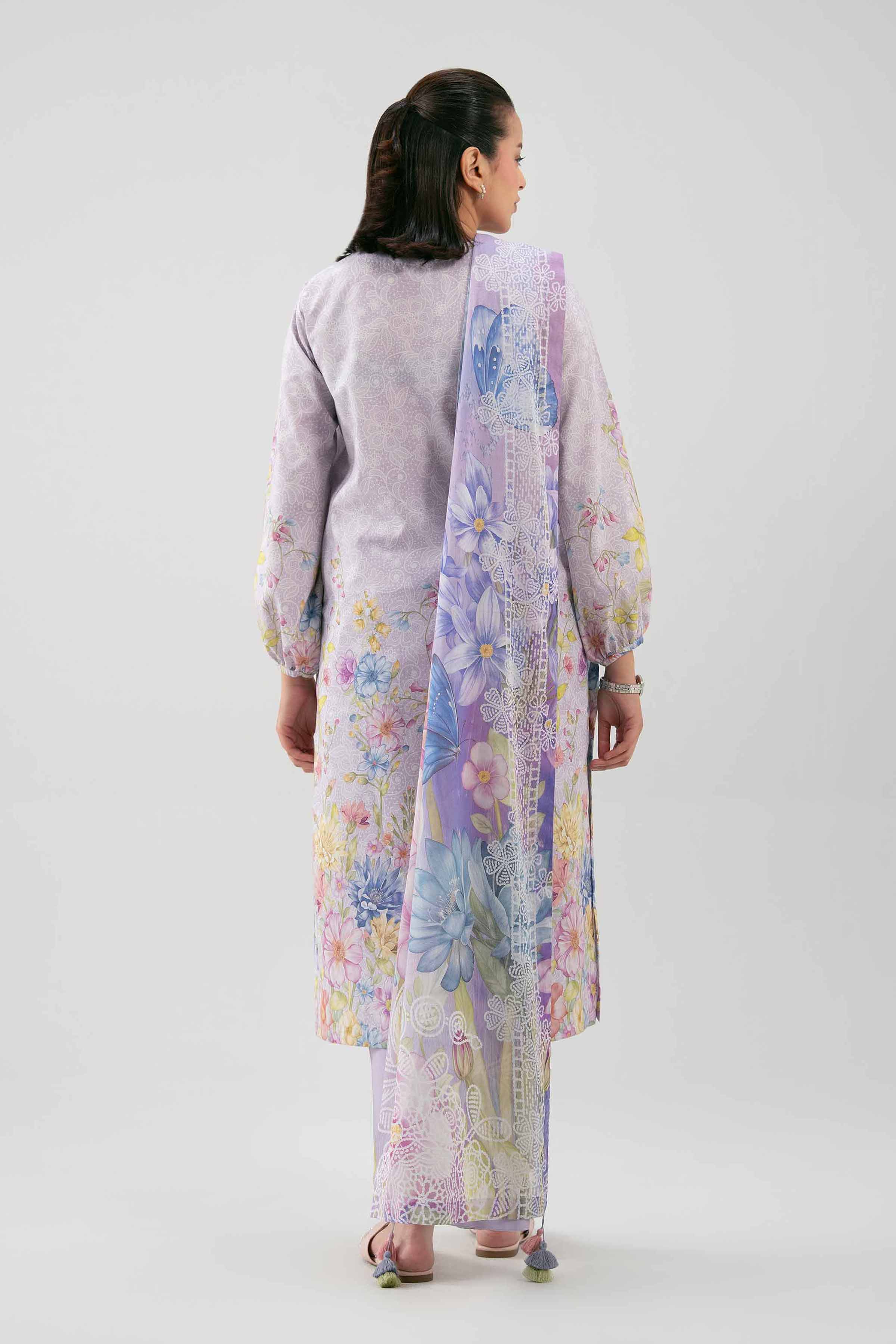 2 Piece - Digital Printed Suit - 42601010 for Women - Unstitched Collection | Nishat | Shop Online