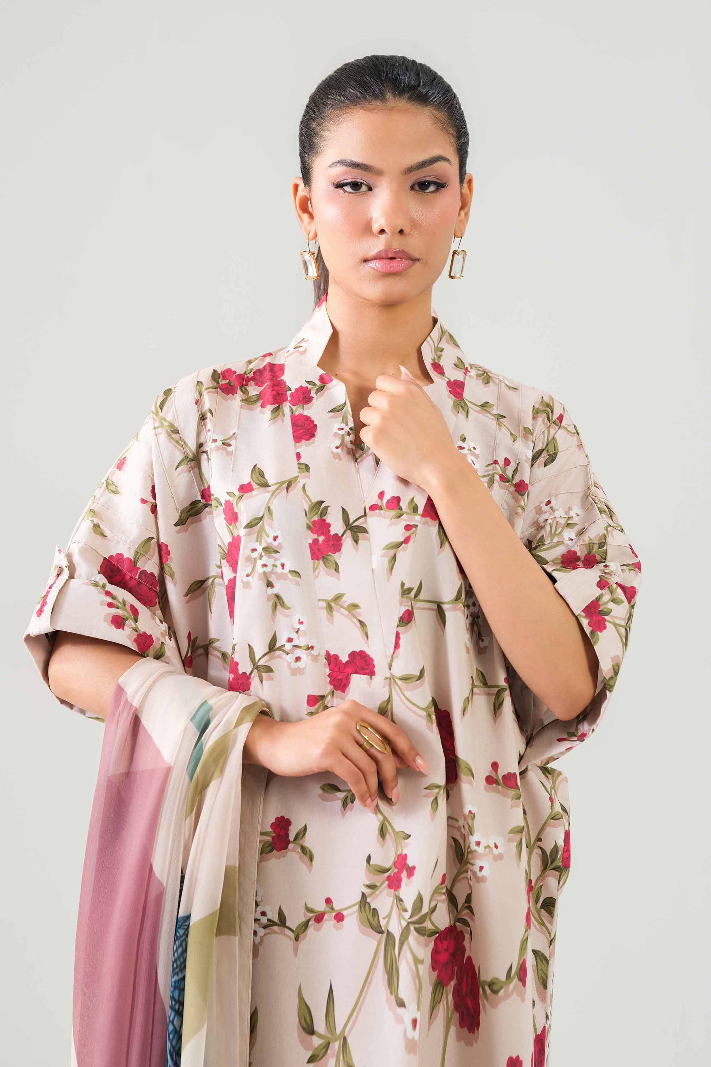 2 Piece - Digital Printed Suit - 42601021 for Women - Unstitched Collection | Nishat | Shop Online