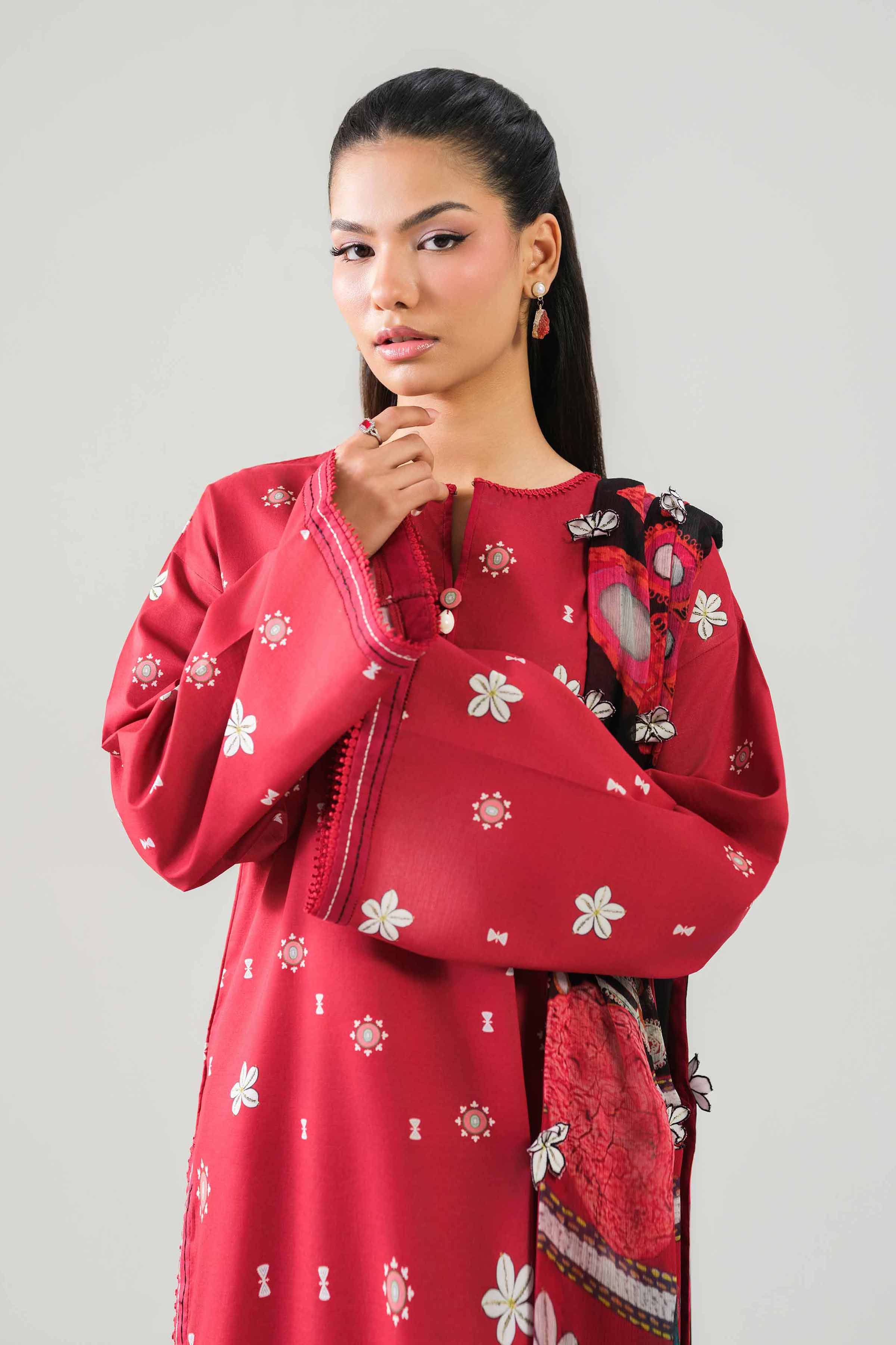 2 Piece - Digital Printed Suit - 42601022 for Women - Unstitched Collection | Nishat | Shop Online