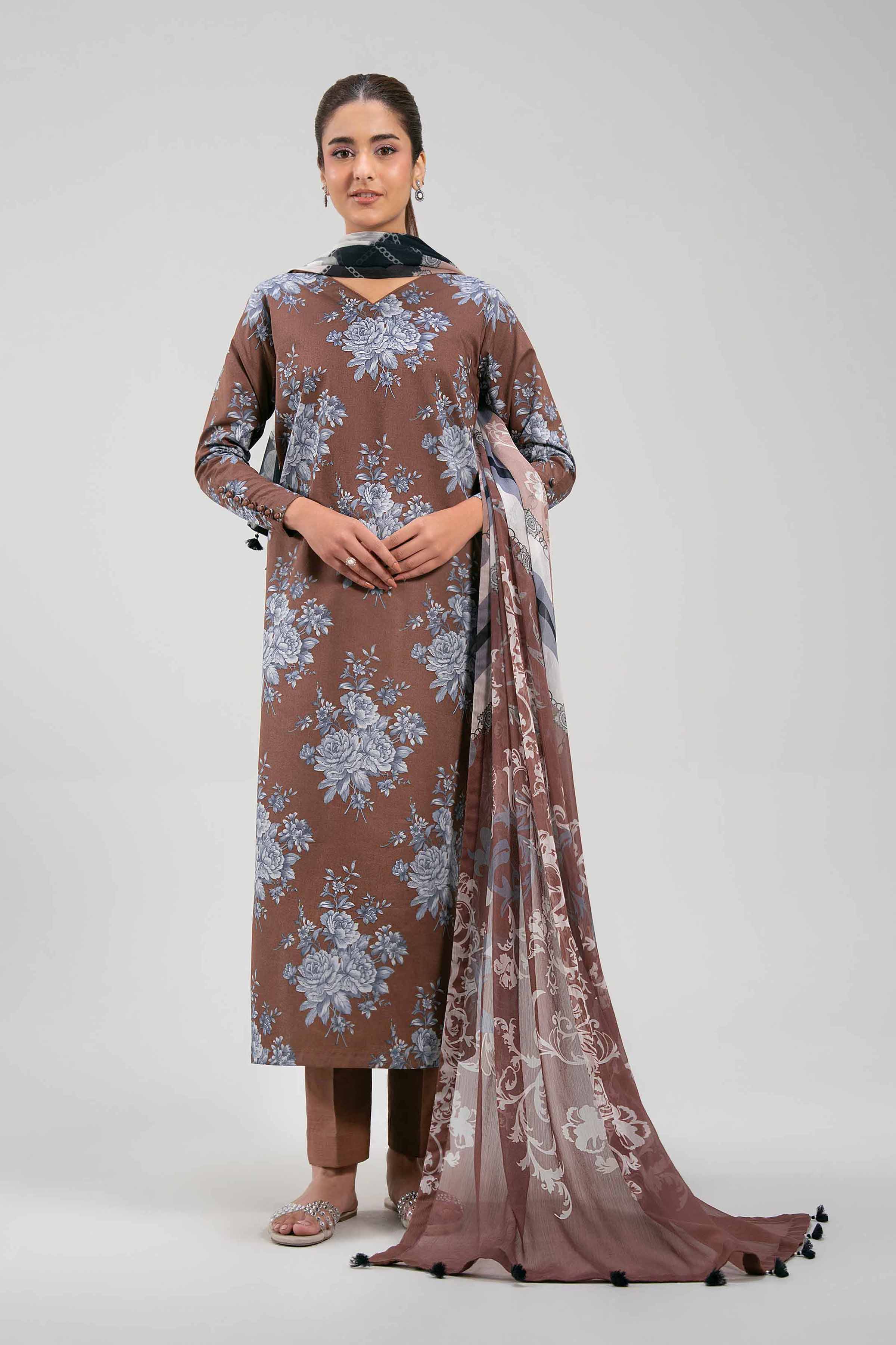 2 Piece - Digital Printed Suit - 42601023 for Women - Unstitched Collection | Nishat | Shop Online