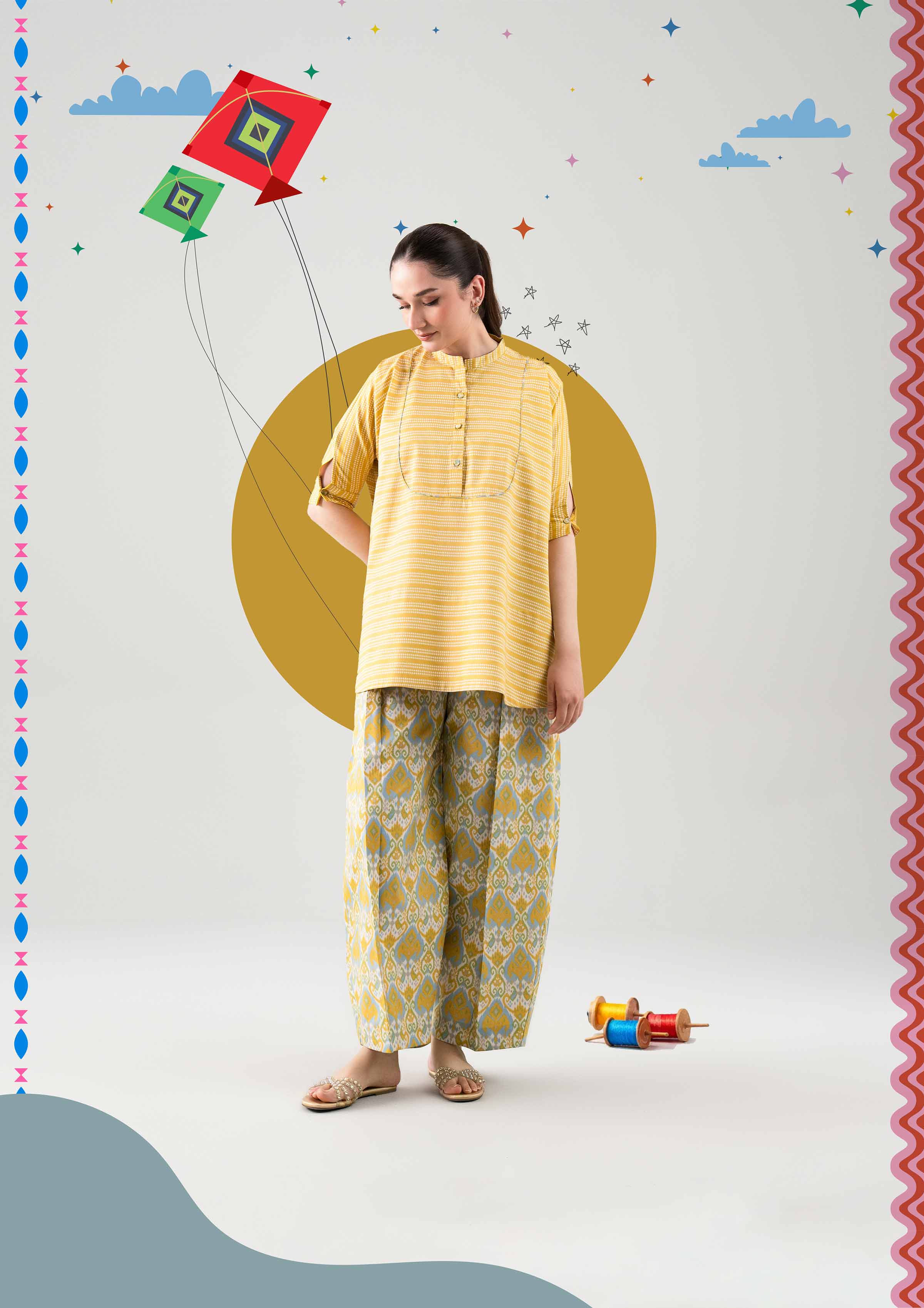 2 Piece - Printed Suit - 42601032