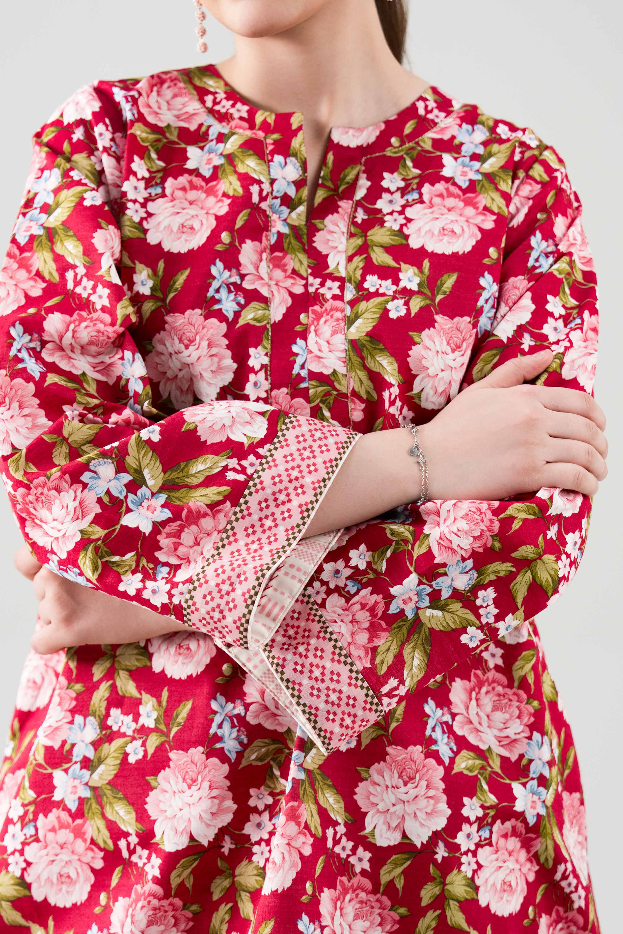 2 Piece - Printed Suit - 42601036 for Women - Unstitched Collection | Nishat | Shop Online