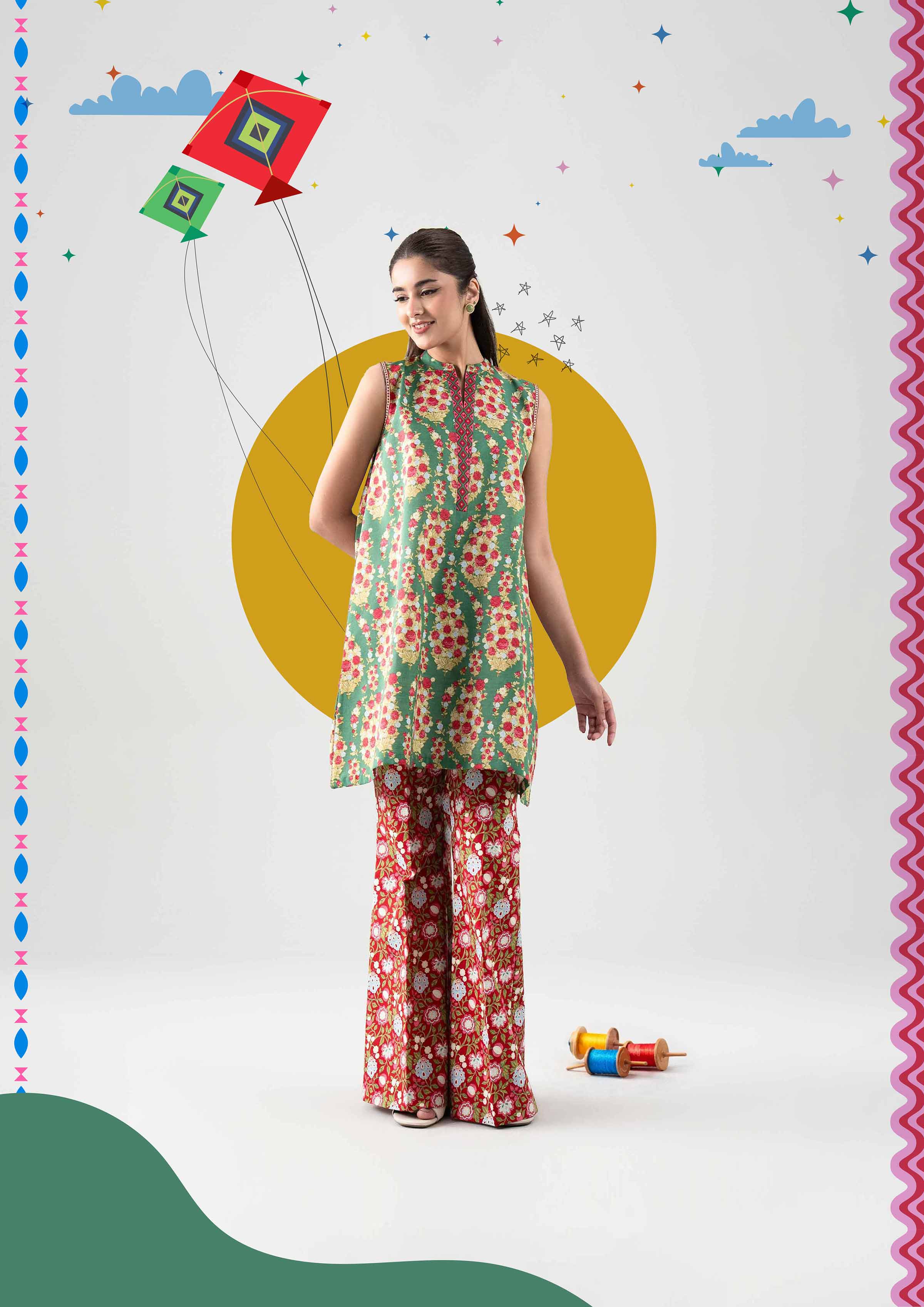 2 Piece - Printed Suit - 42601037