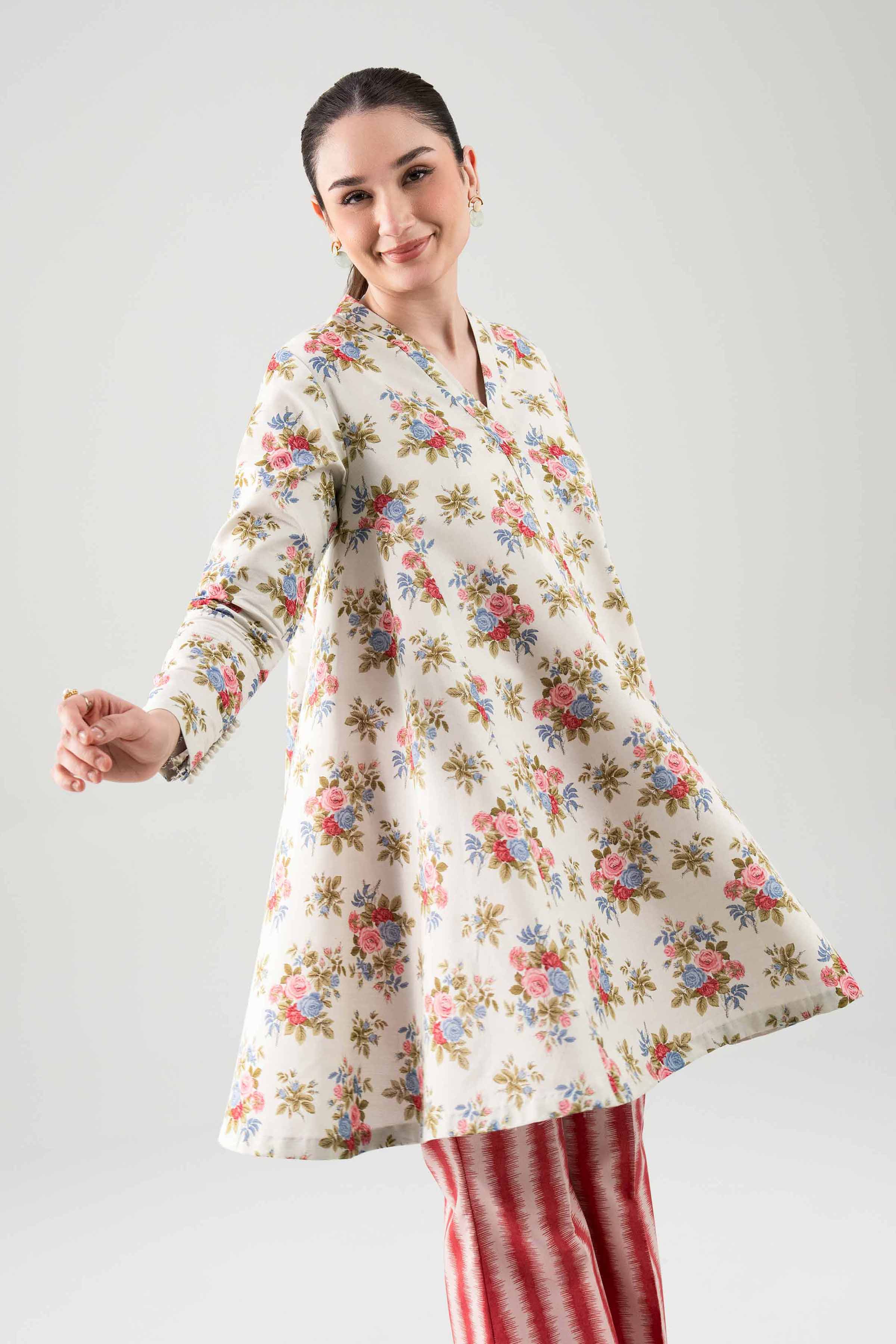 2 Piece - Printed Suit - 42601038 for Women - Unstitched Collection | Nishat | Shop Online