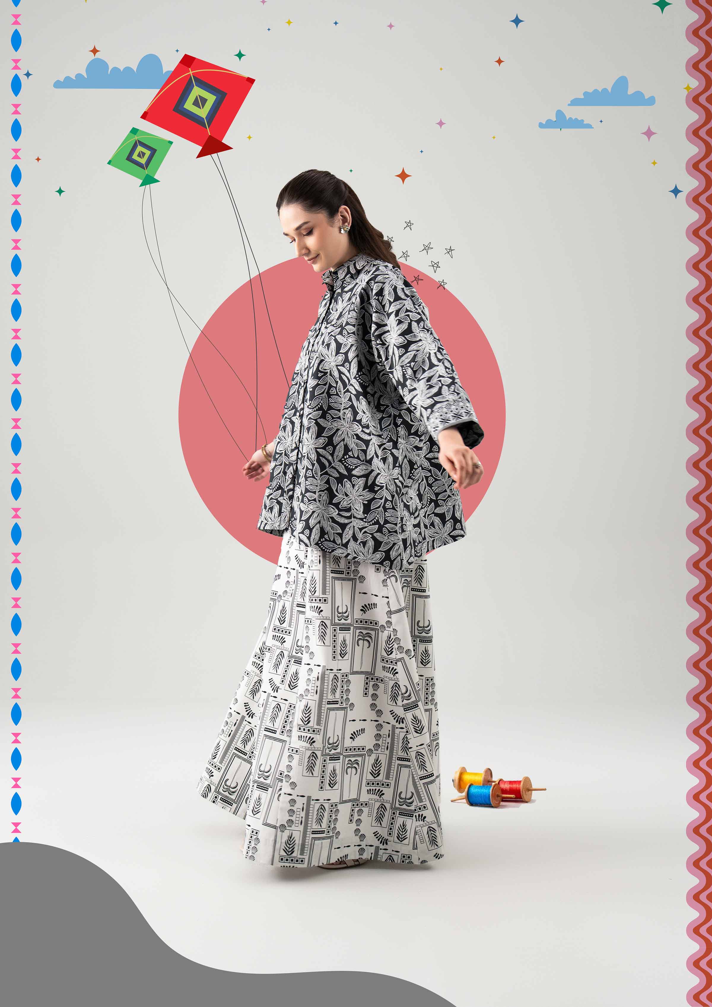 2 Piece - Printed Suit - 42601039