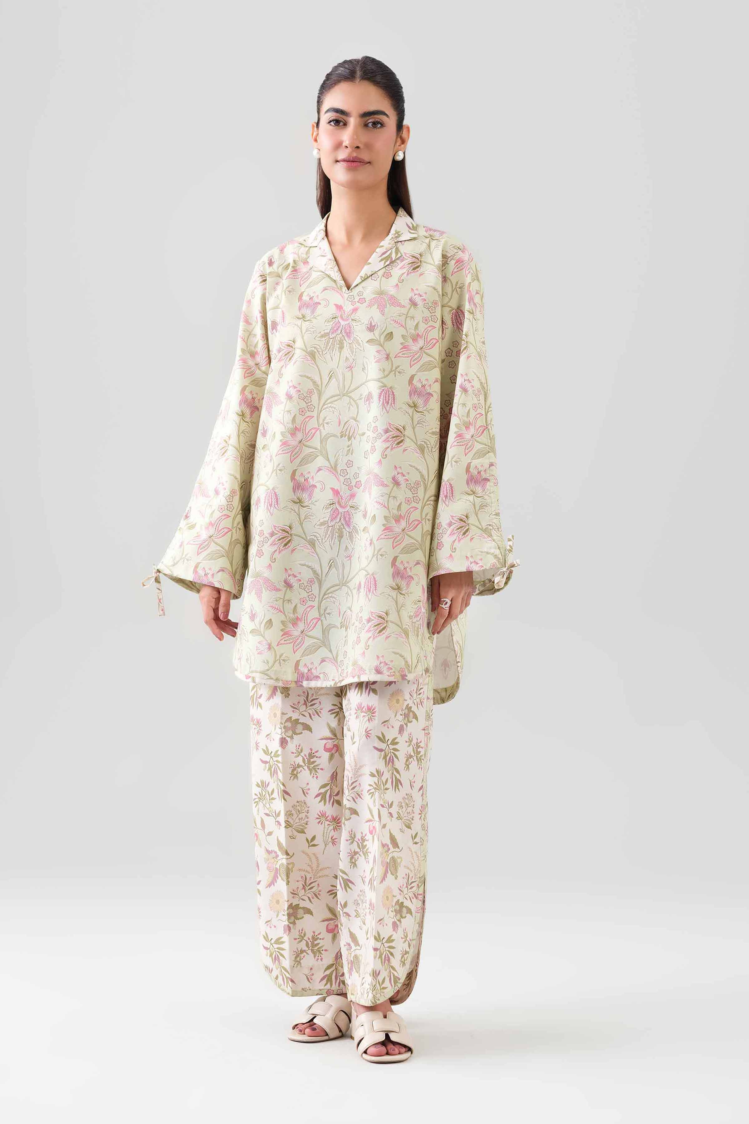 2 Piece - Printed Suit - 42601040 for Women - Unstitched Collection | Nishat | Shop Online