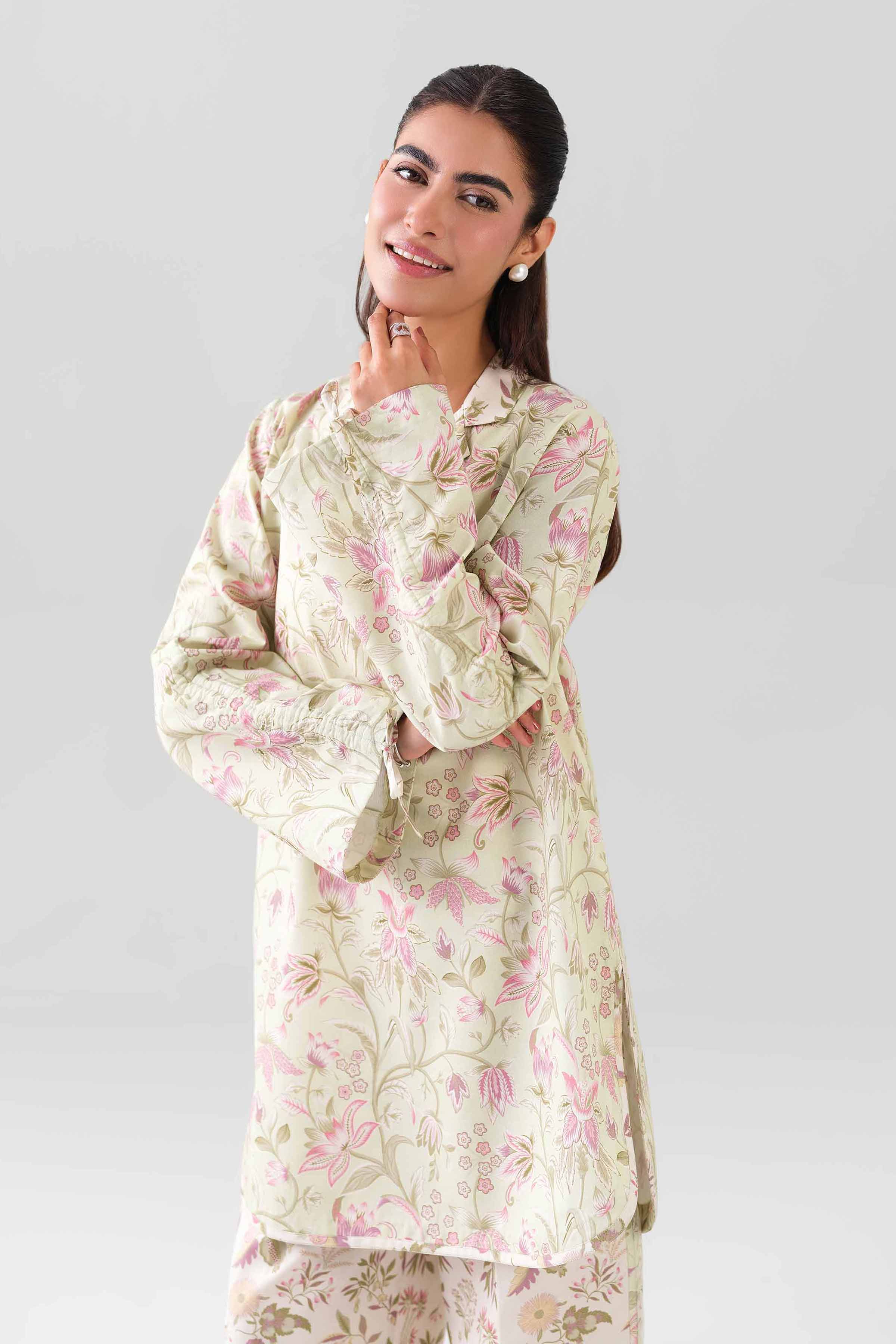 2 Piece - Printed Suit - 42601040 for Women - Unstitched Collection | Nishat | Shop Online