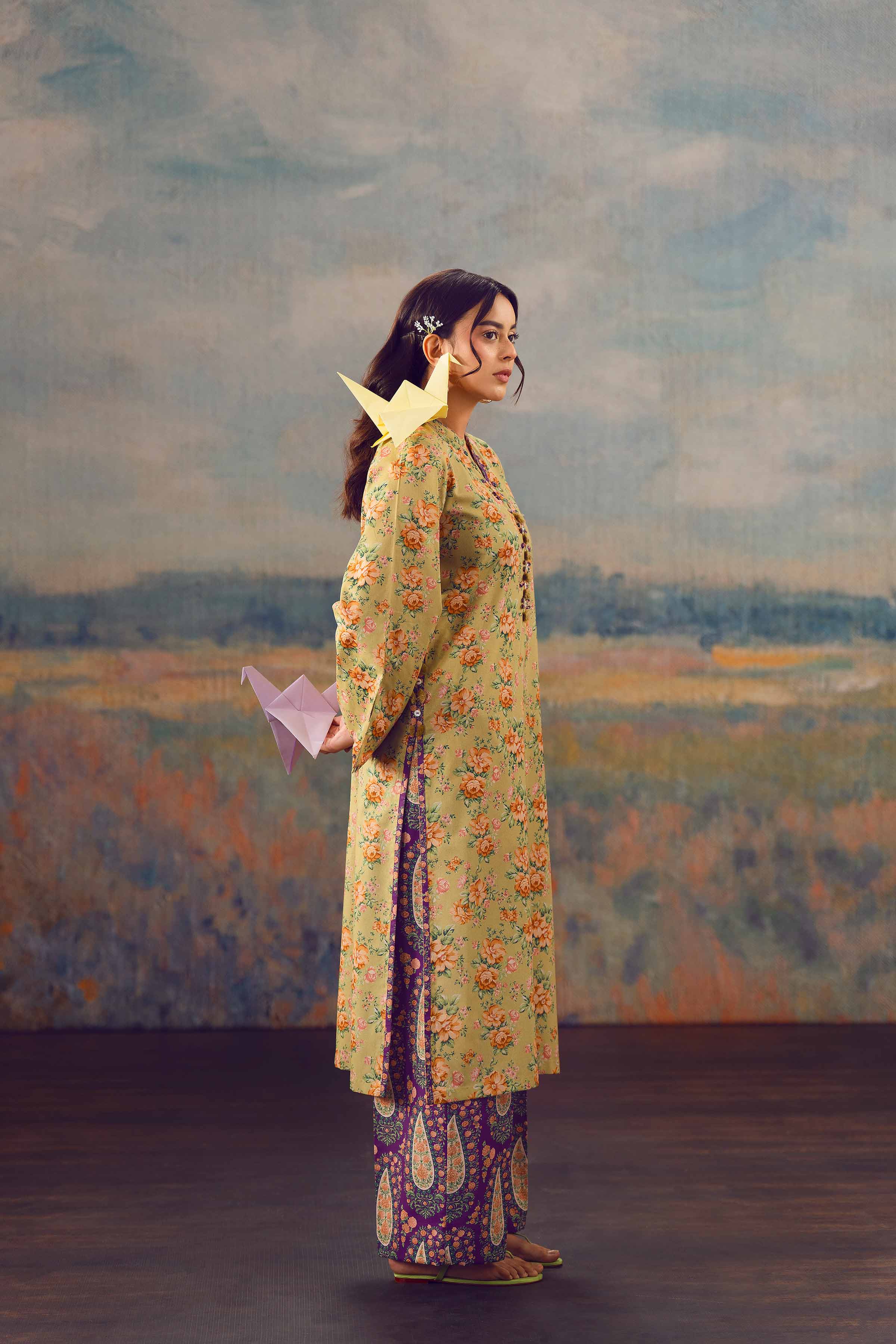 2 Piece - Printed Suit - 42601049 for Women - Unstitched Collection | Nishat | Shop Online