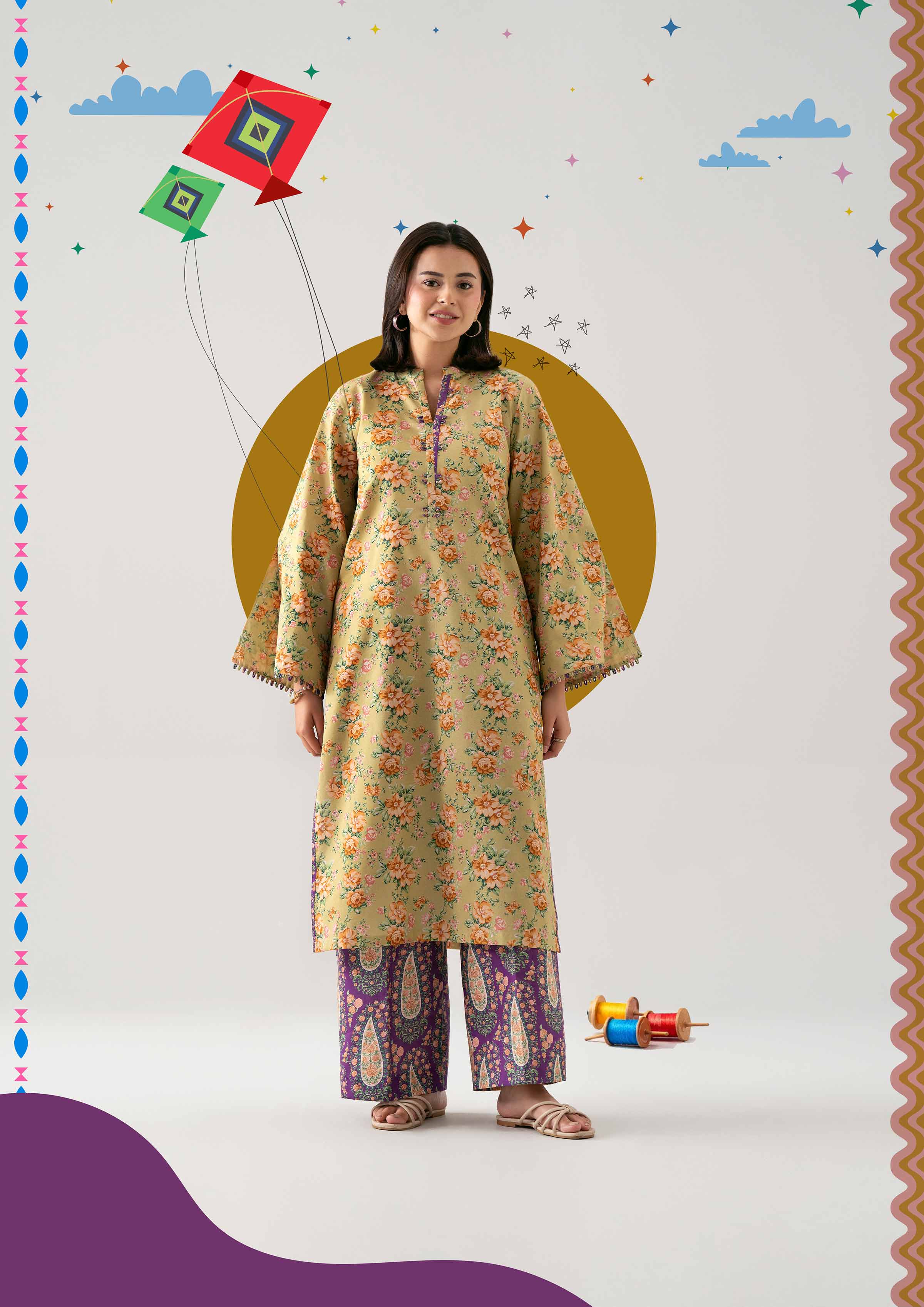 2 Piece - Printed Suit - 42601049