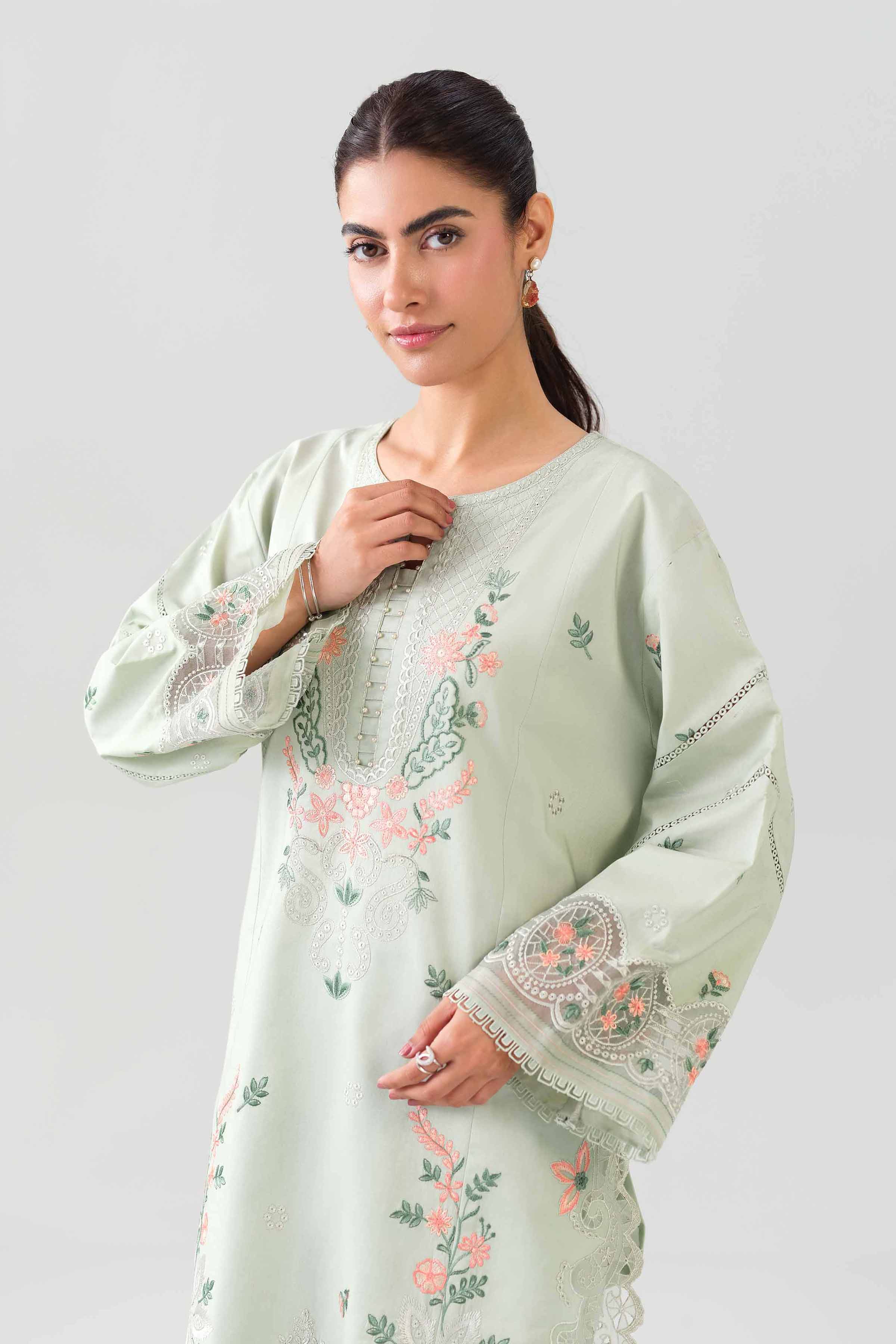 2 Piece - Embroidered Suit - 42601051 for Women - Unstitched Collection | Nishat | Shop Online